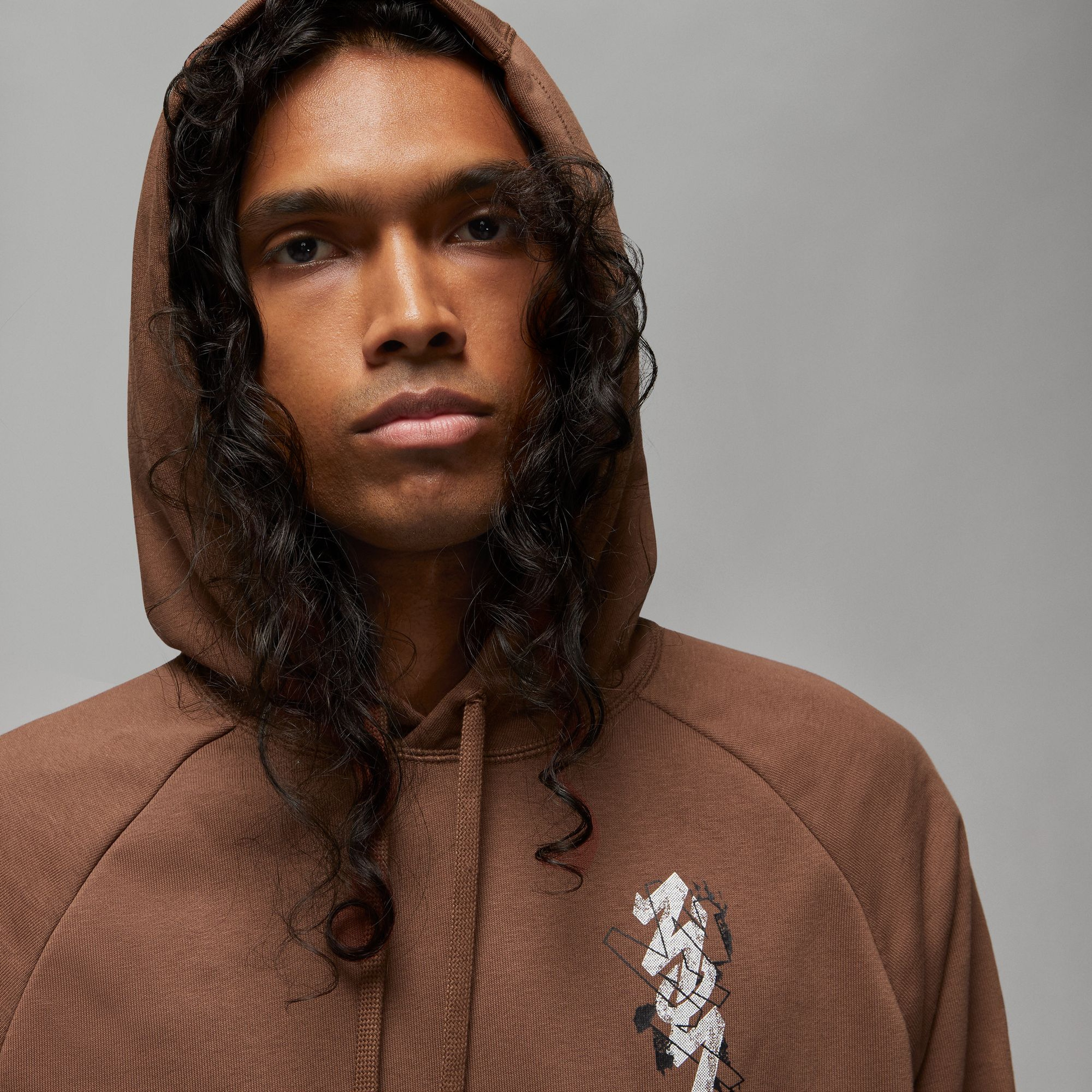 Jordan Dri-FIT Erkek Kahverengi Hoodie