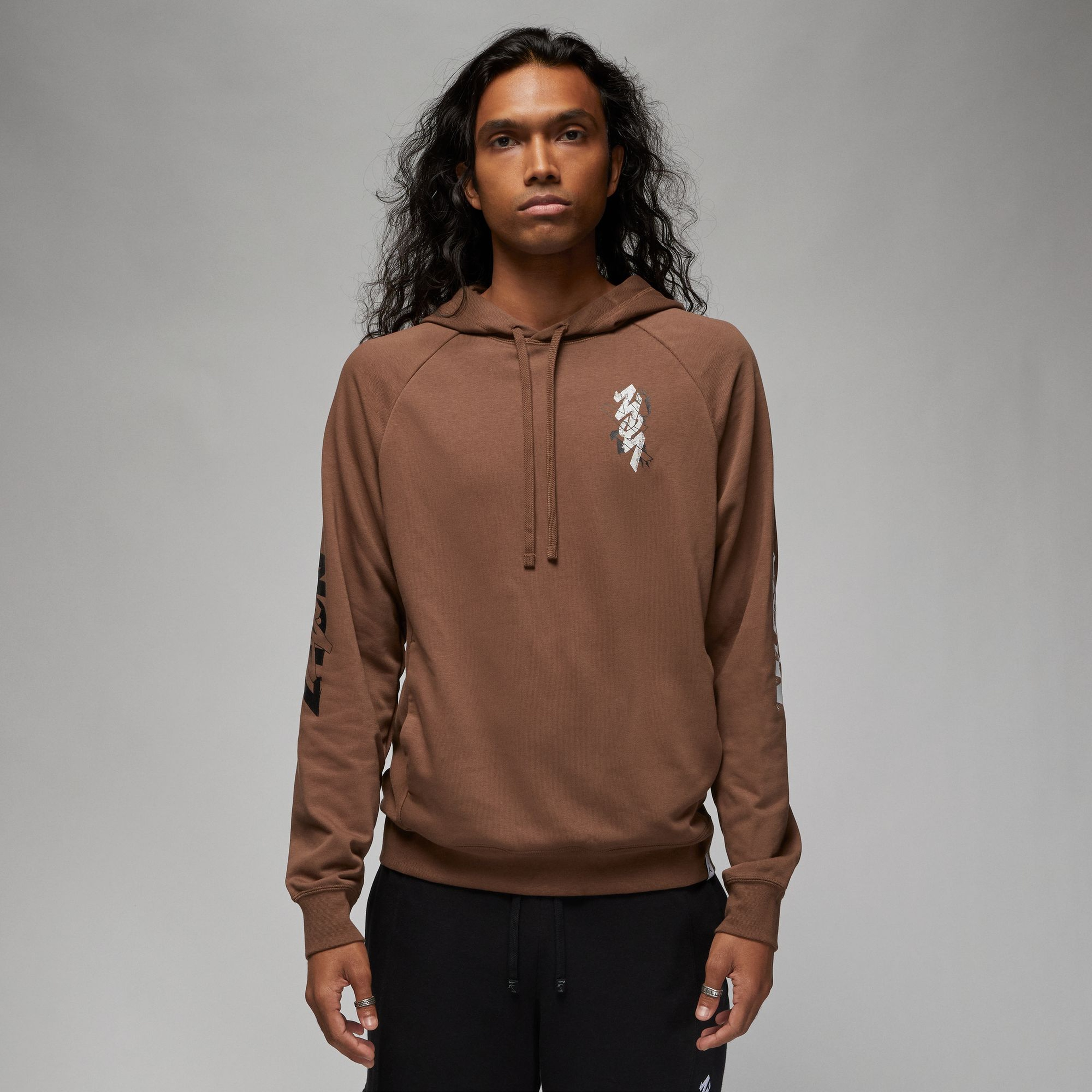 Jordan Dri-FIT Erkek Kahverengi Hoodie