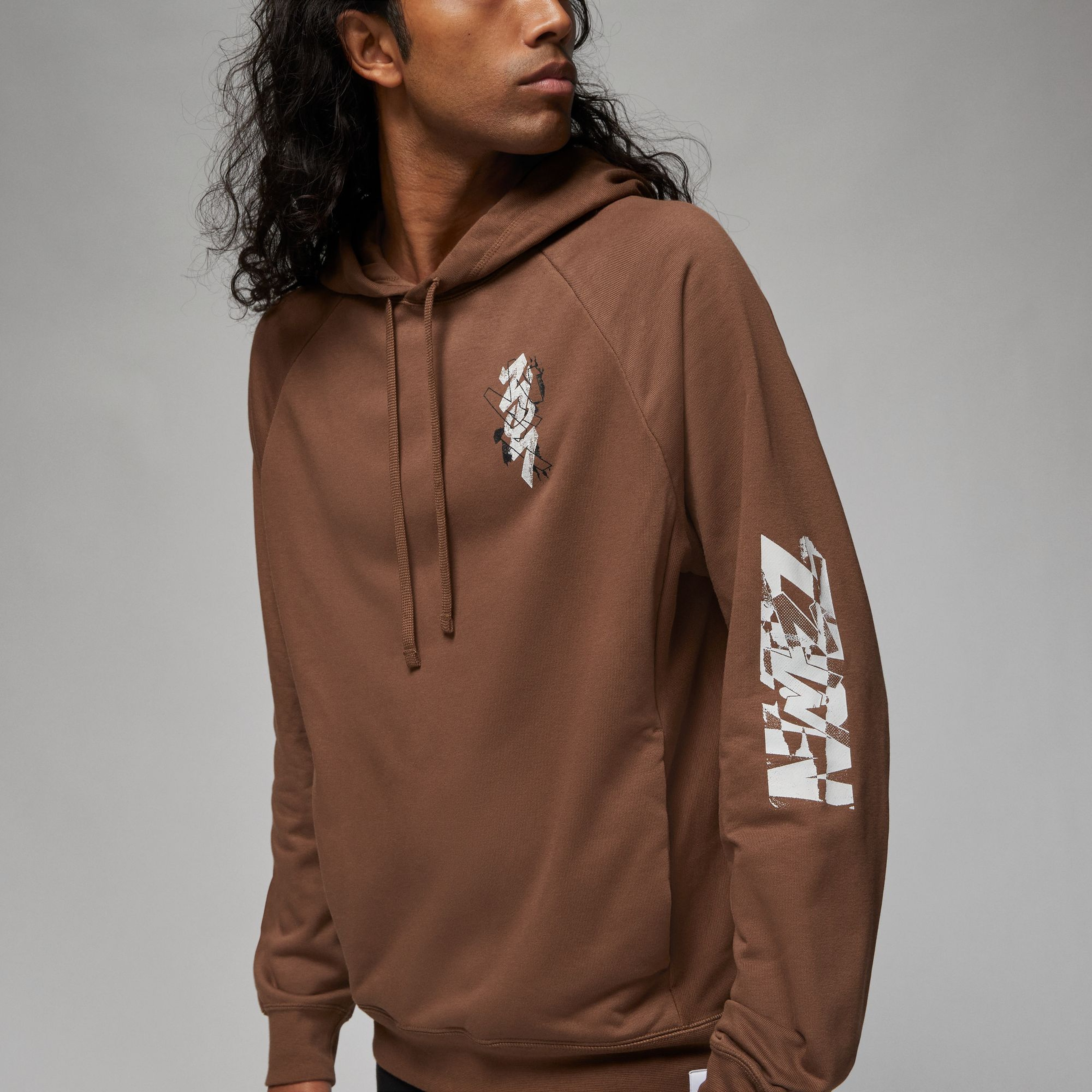Jordan Dri-FIT Erkek Kahverengi Hoodie