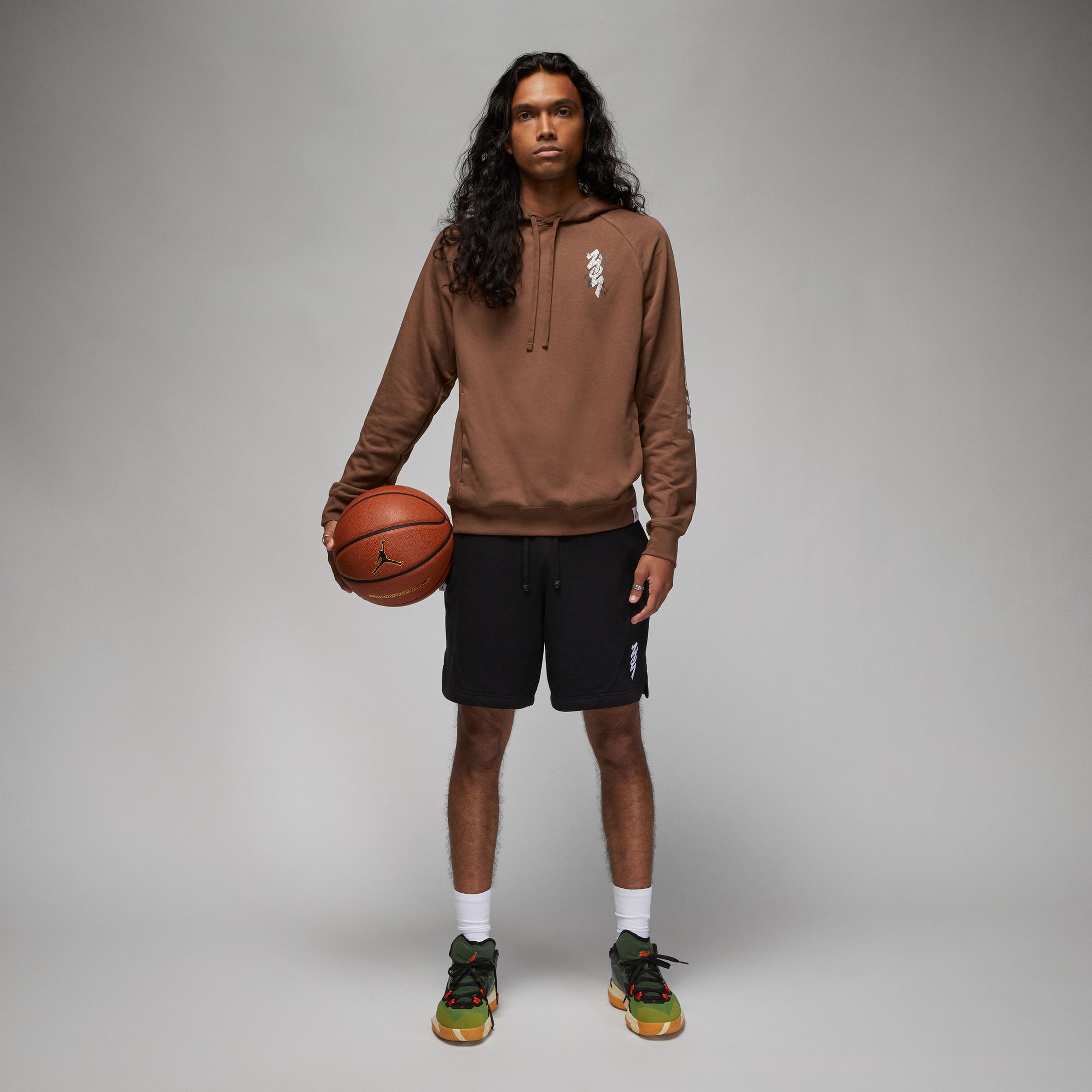 Jordan Dri-FIT Erkek Kahverengi Hoodie