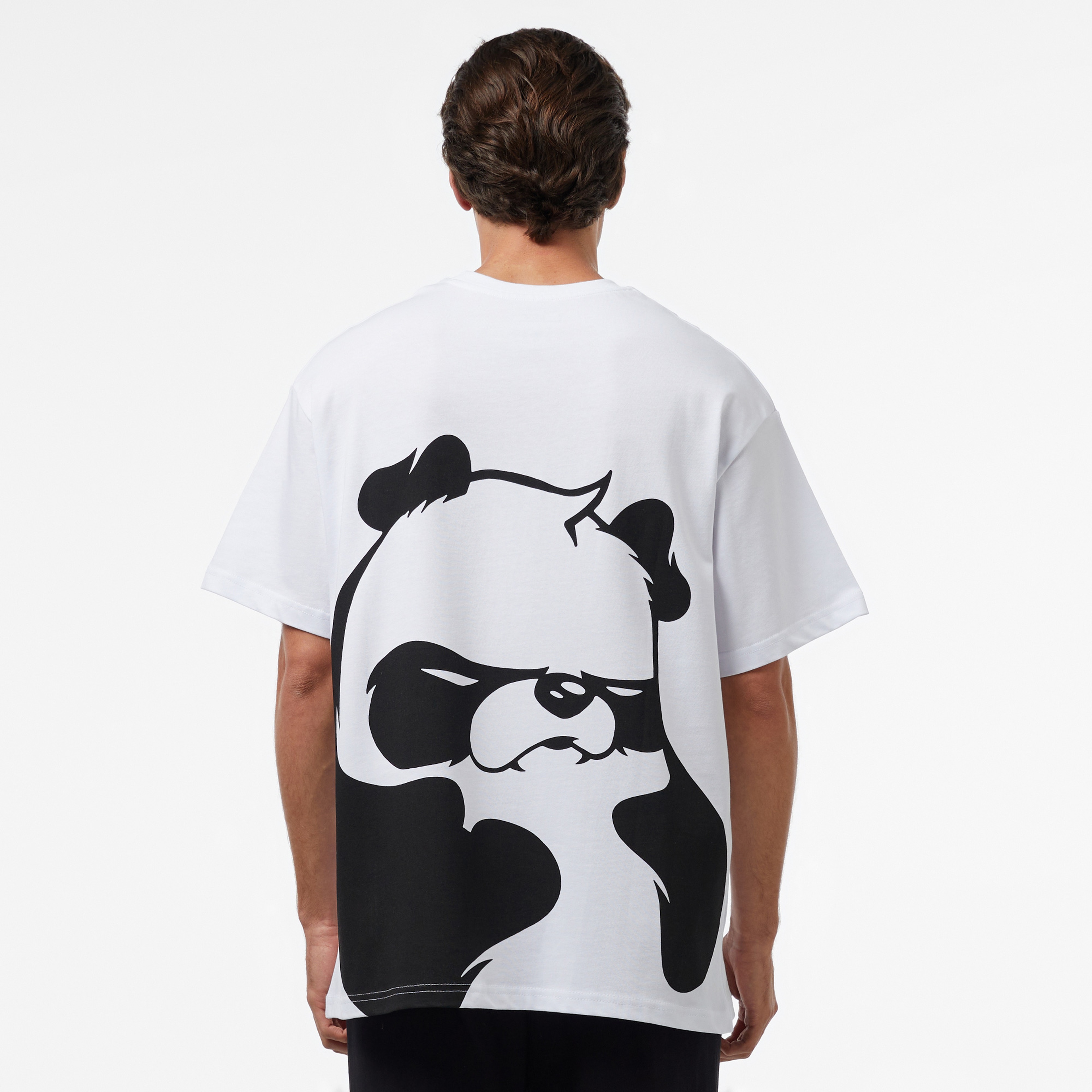 Leo Panda Unisex Beyaz T-Shirt