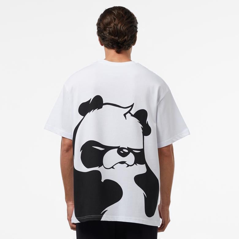 Leo Panda Unisex Beyaz T-Shirt