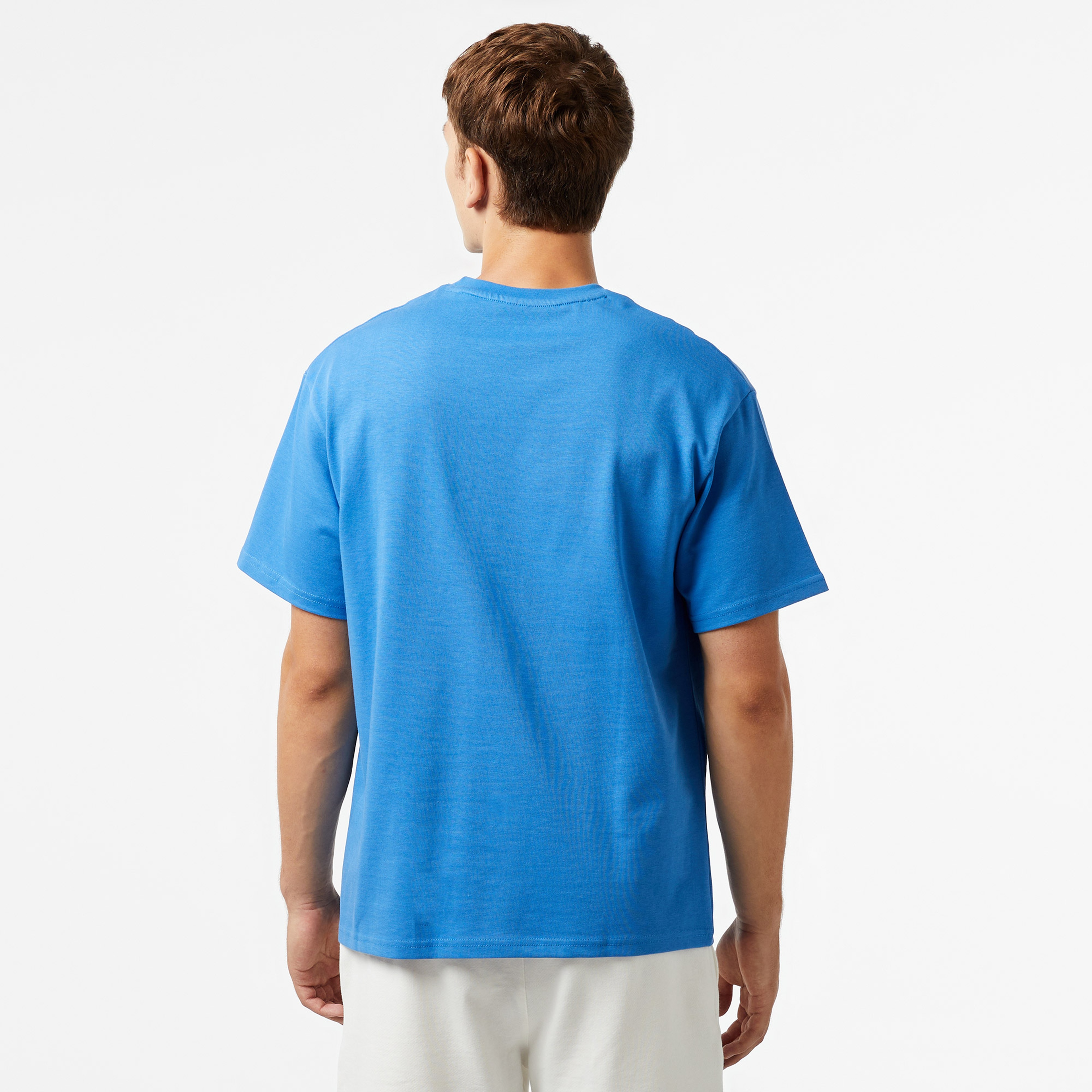 Leo Logo Erkek Mavi T-Shirt