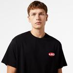 Leo Spray Paint Unisex Siyah T-Shirt