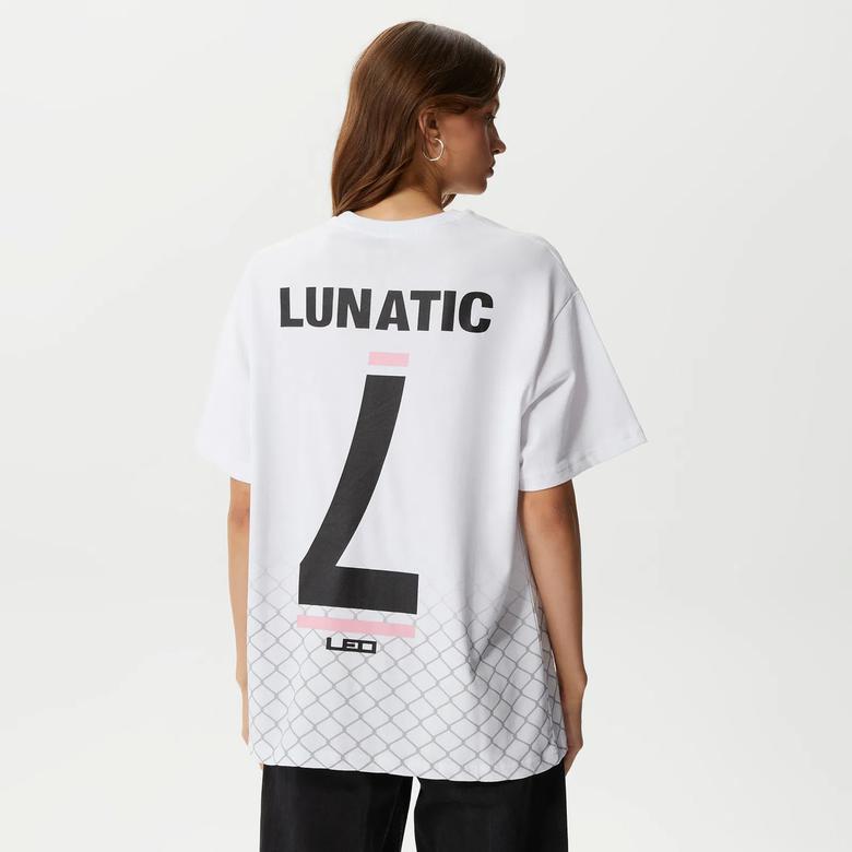 Leo Lunatic Trasnport Service Unisex Beyaz T-Shirt