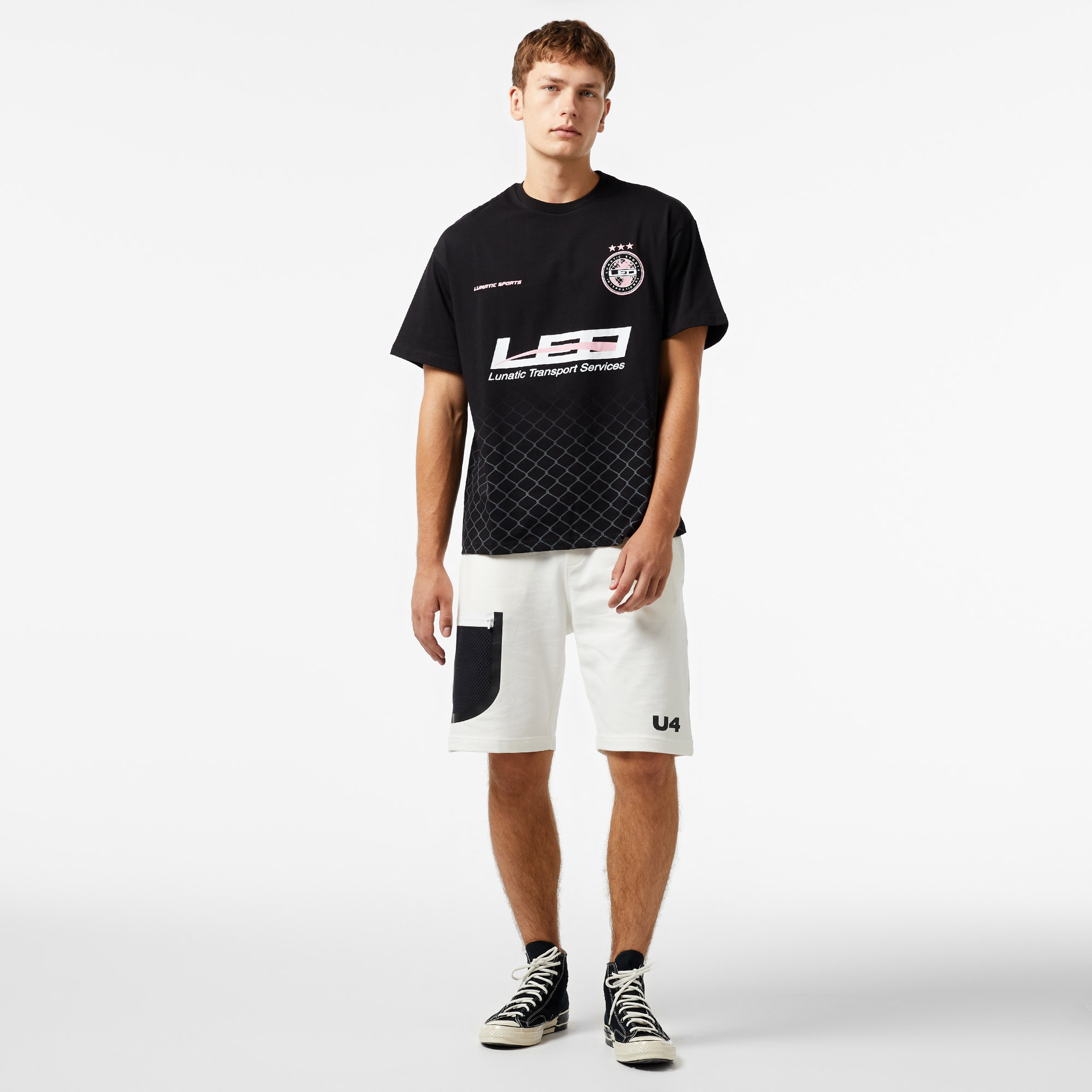 Leo Lunatic Trasnport Service Unisex Siyah T-Shirt