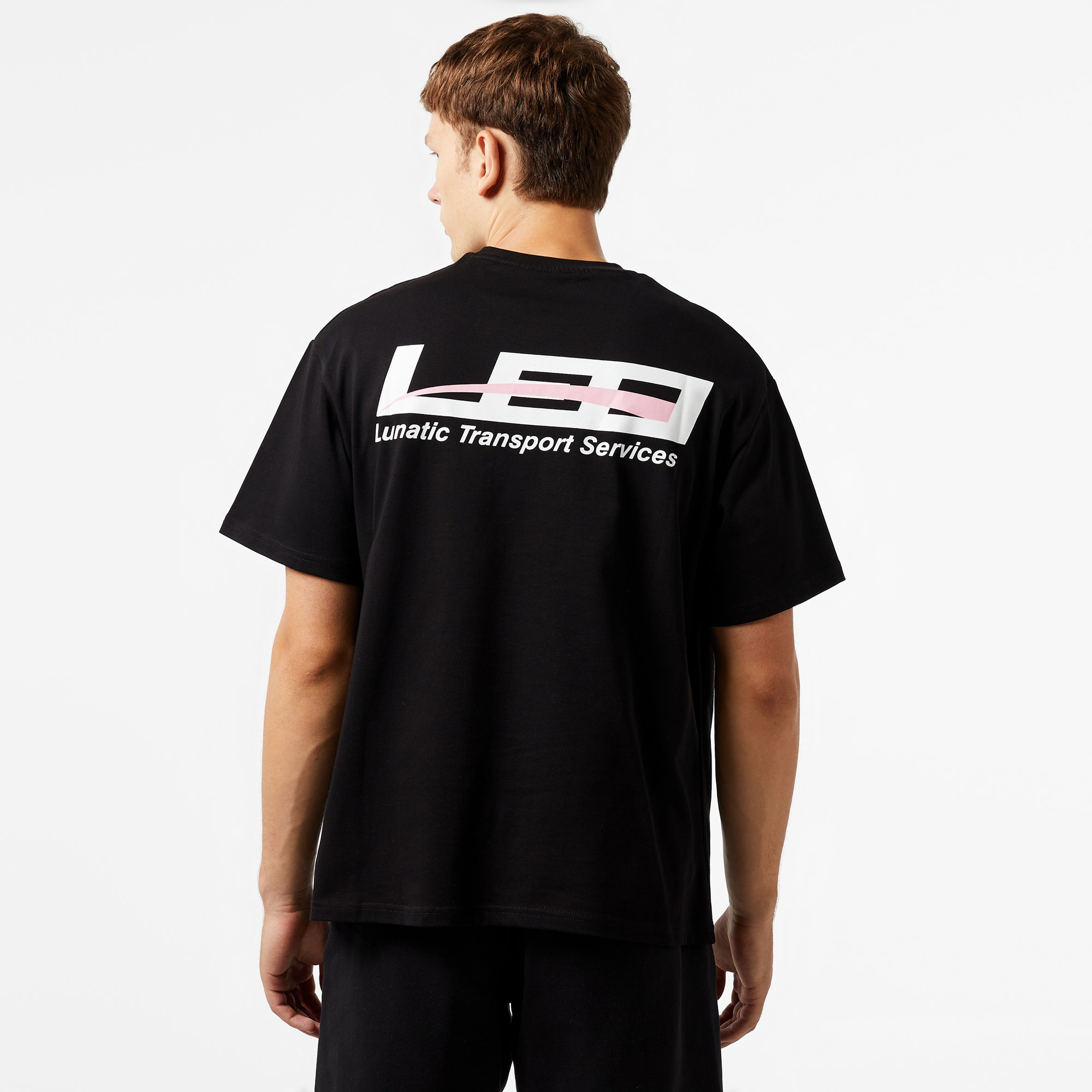 Leo Lunatic Trasnport Service Unisex Siyah T-Shirt