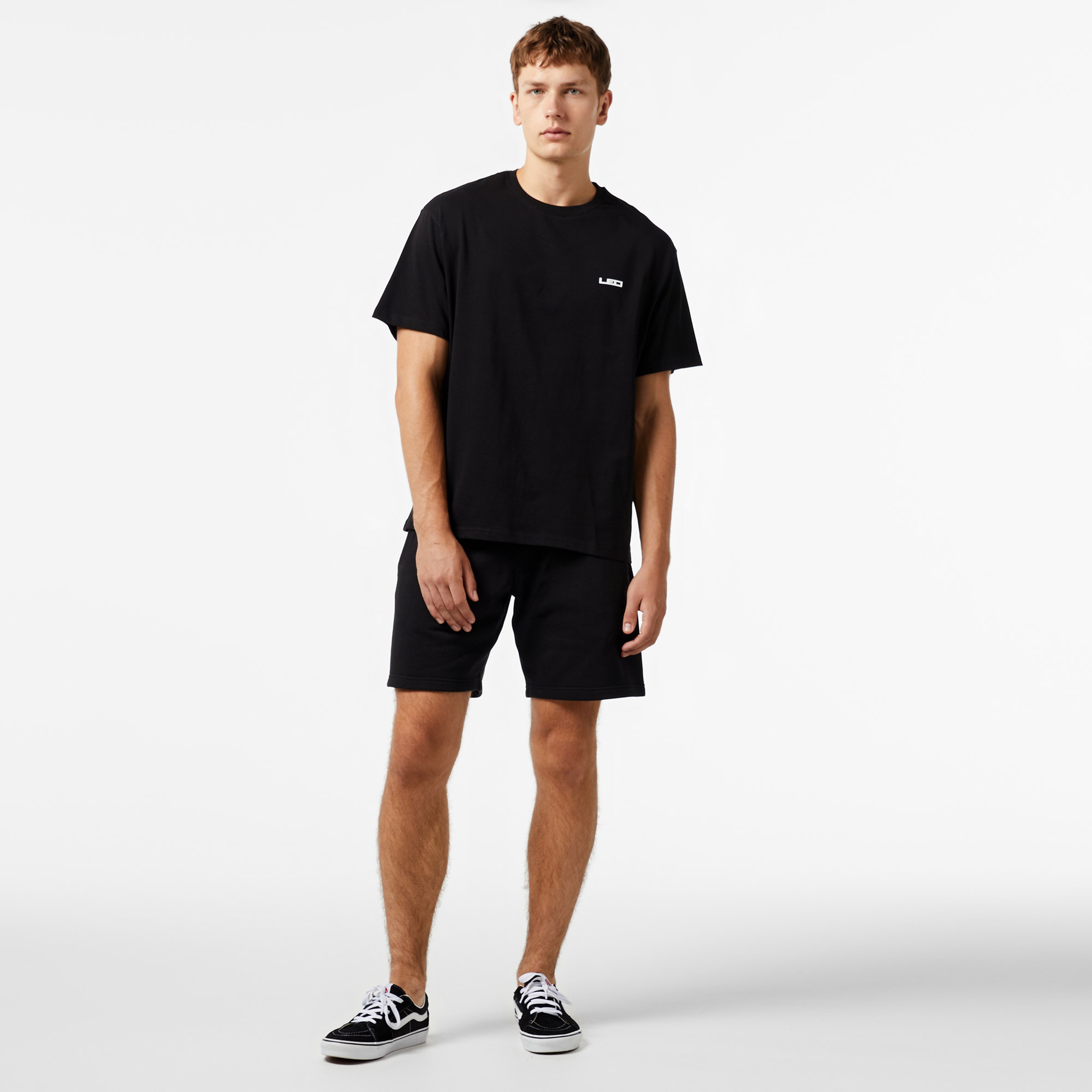 Leo Logo Erkek Siyah T-Shirt