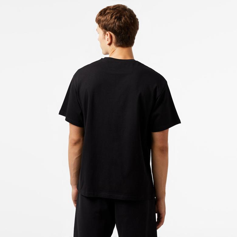 Leo Logo Erkek Siyah T-Shirt