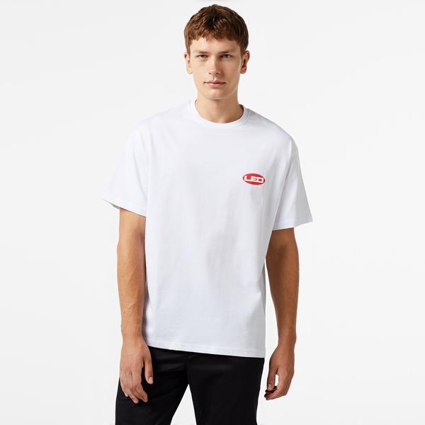 Leo Spray Paint Unisex Beyaz T-Shirt