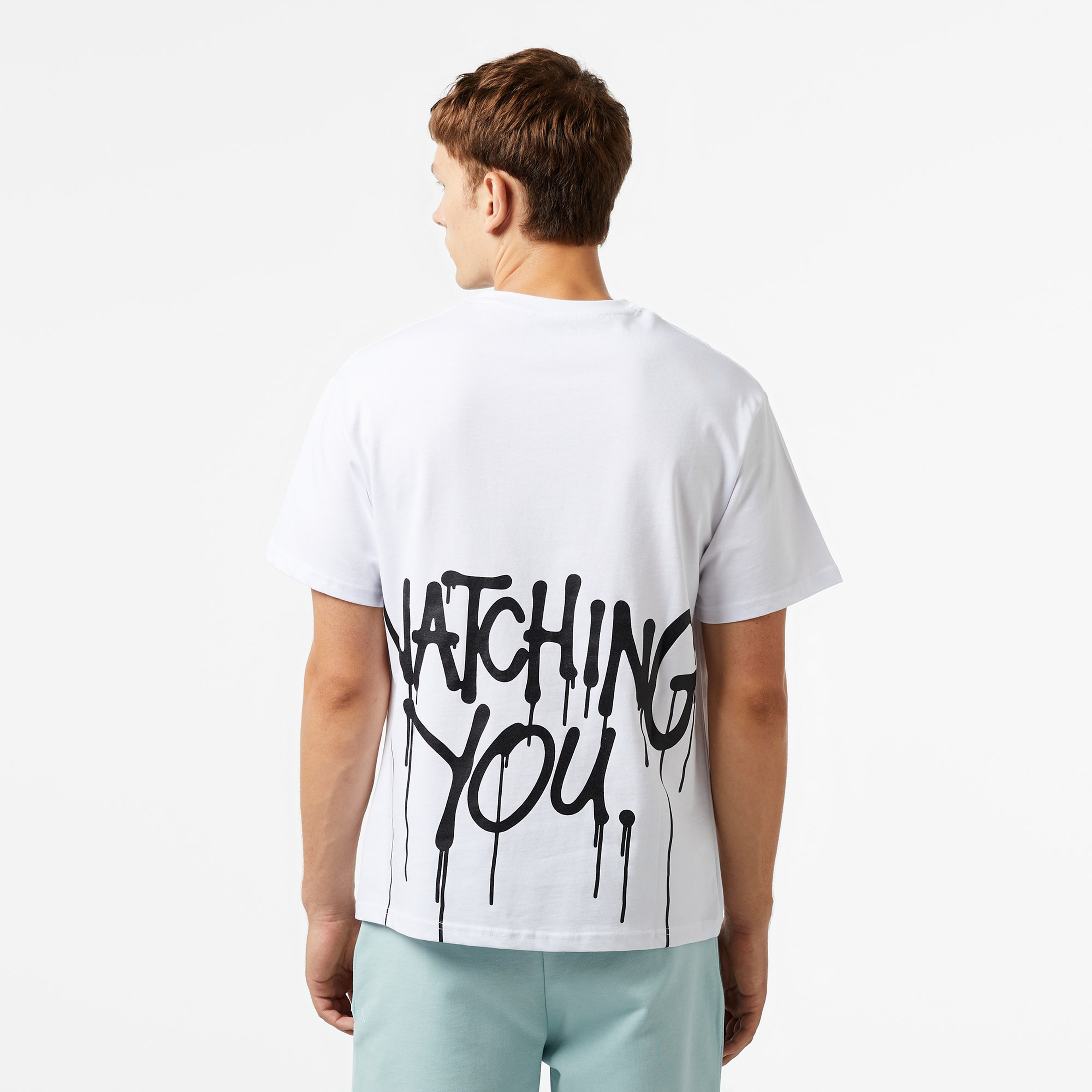 Leo Panda Unisex Beyaz T-Shirt