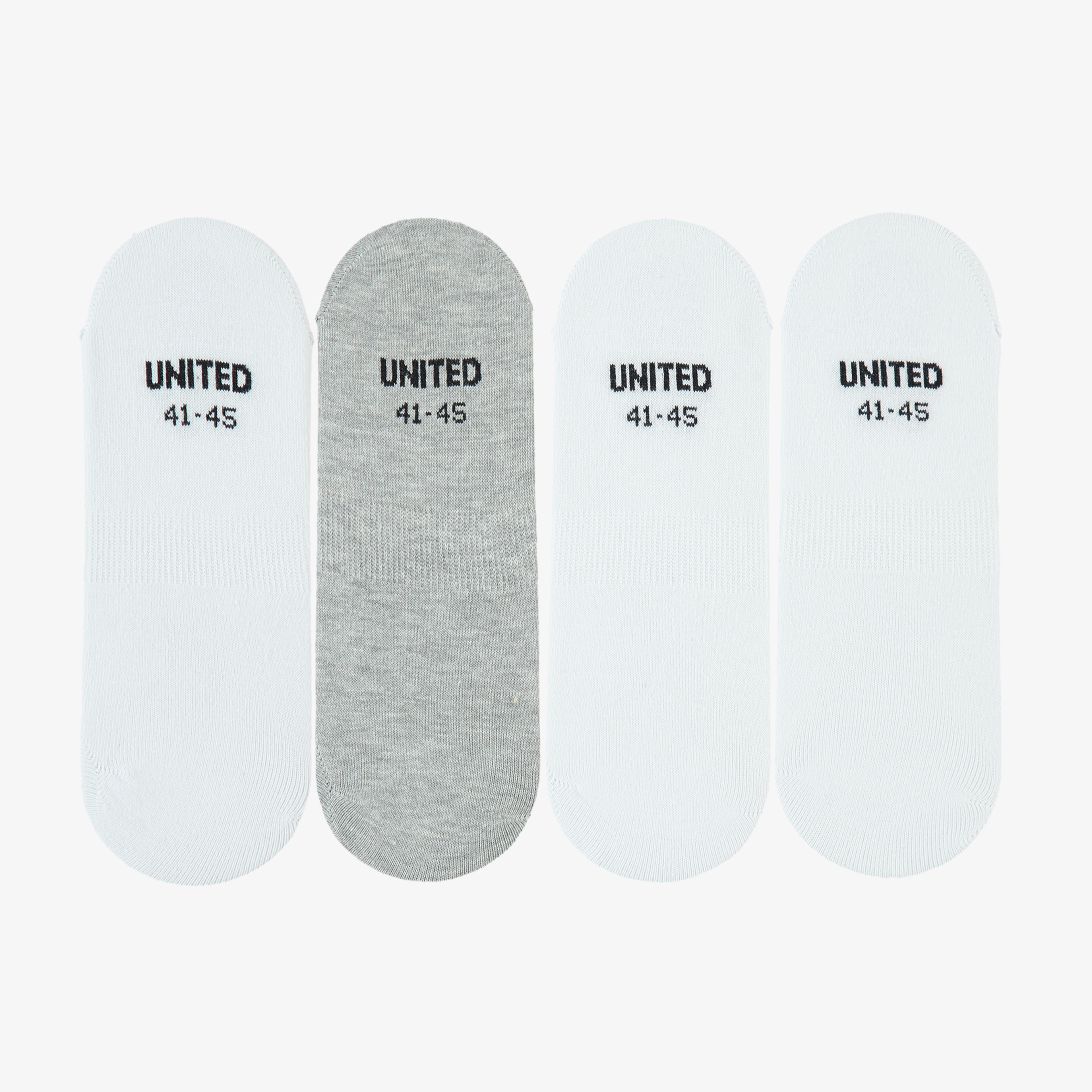 UNITED4 Core Erkek Beyaz 3'lü Çorap