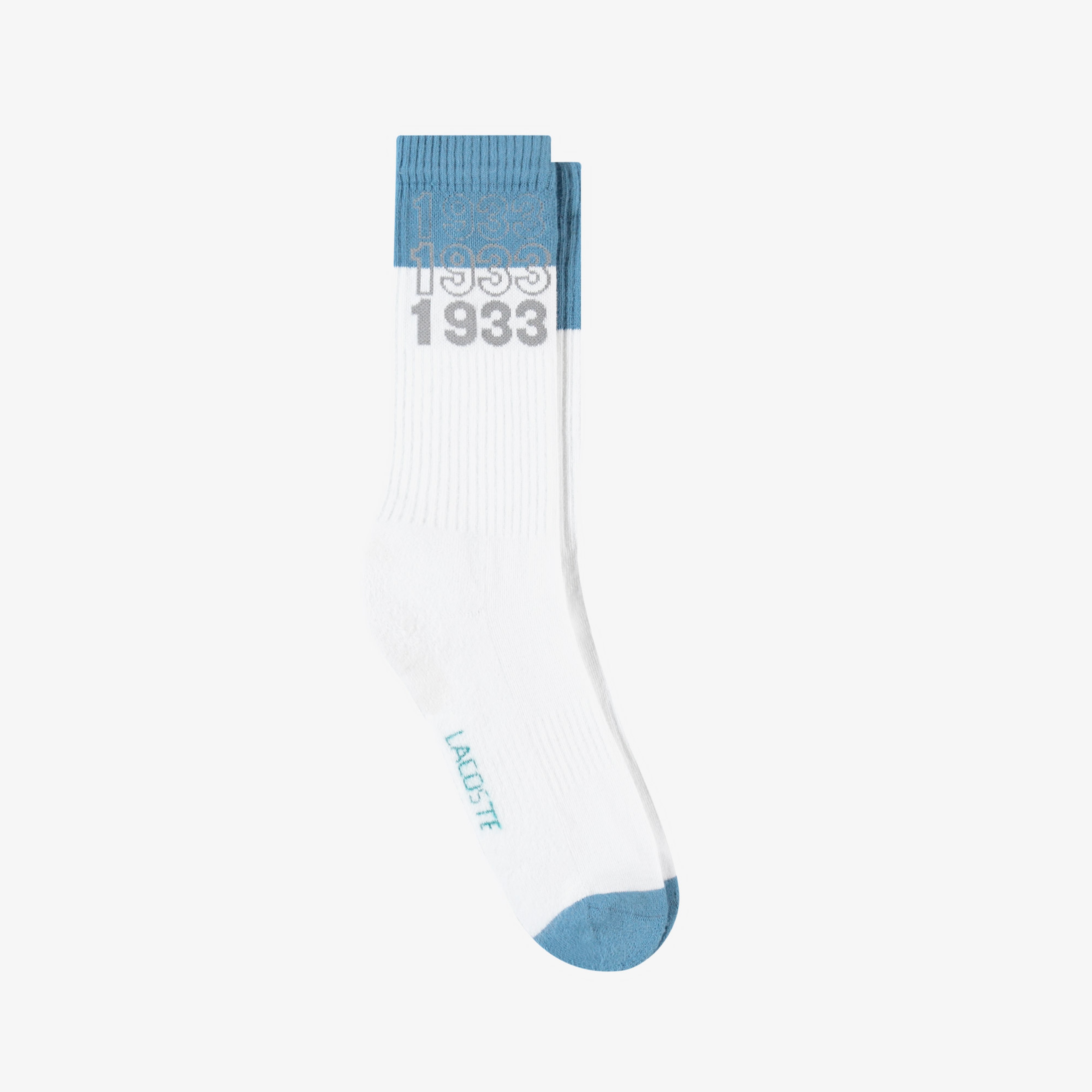 Lacoste House of SuperStep X Lacoste Unisex Beyaz/Mavi Çorap