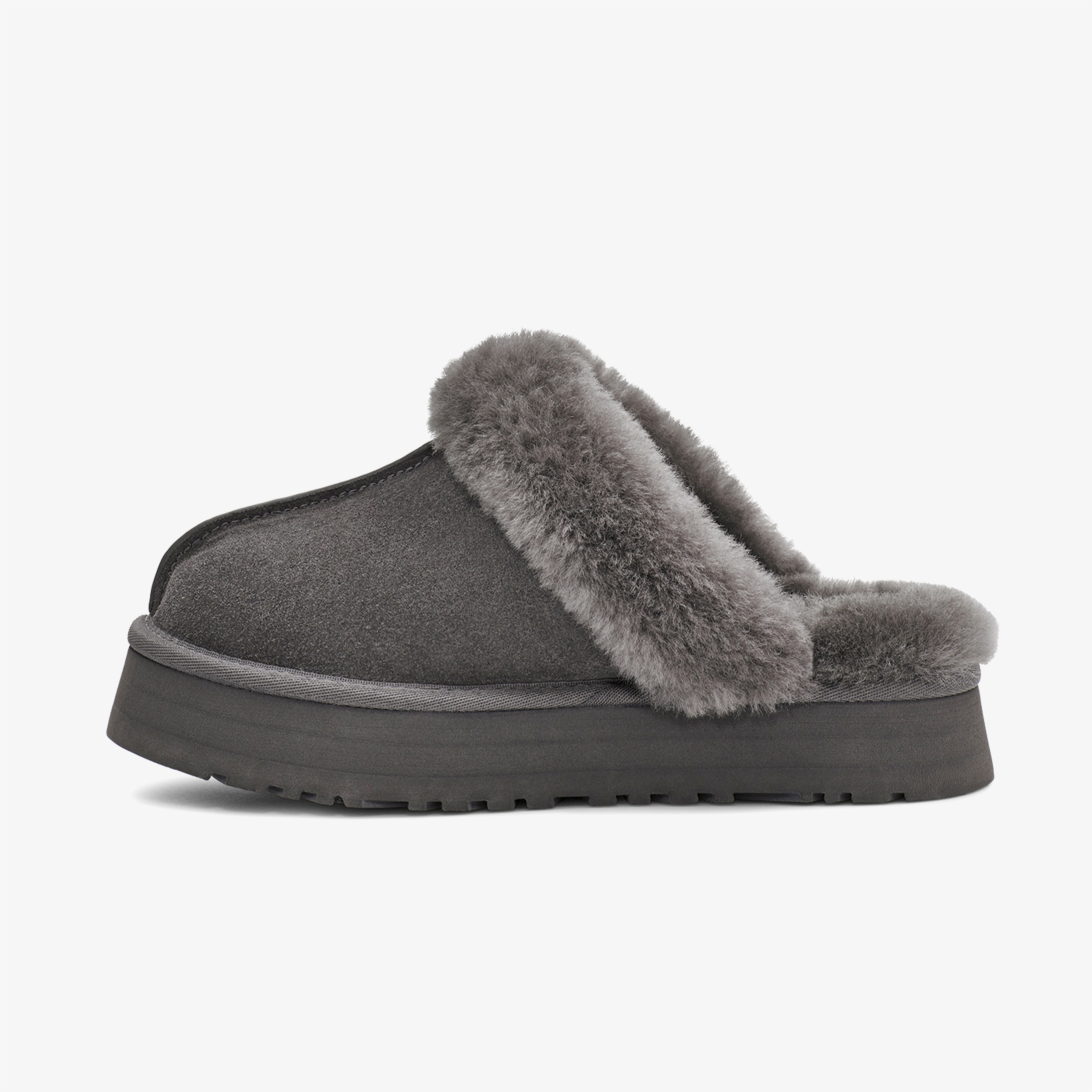 UGG Disquette Charcoal Kadın Gri Terlik