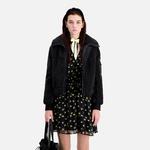 KADIN SİYAH POLAR CEKET