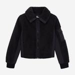 KADIN SİYAH POLAR CEKET