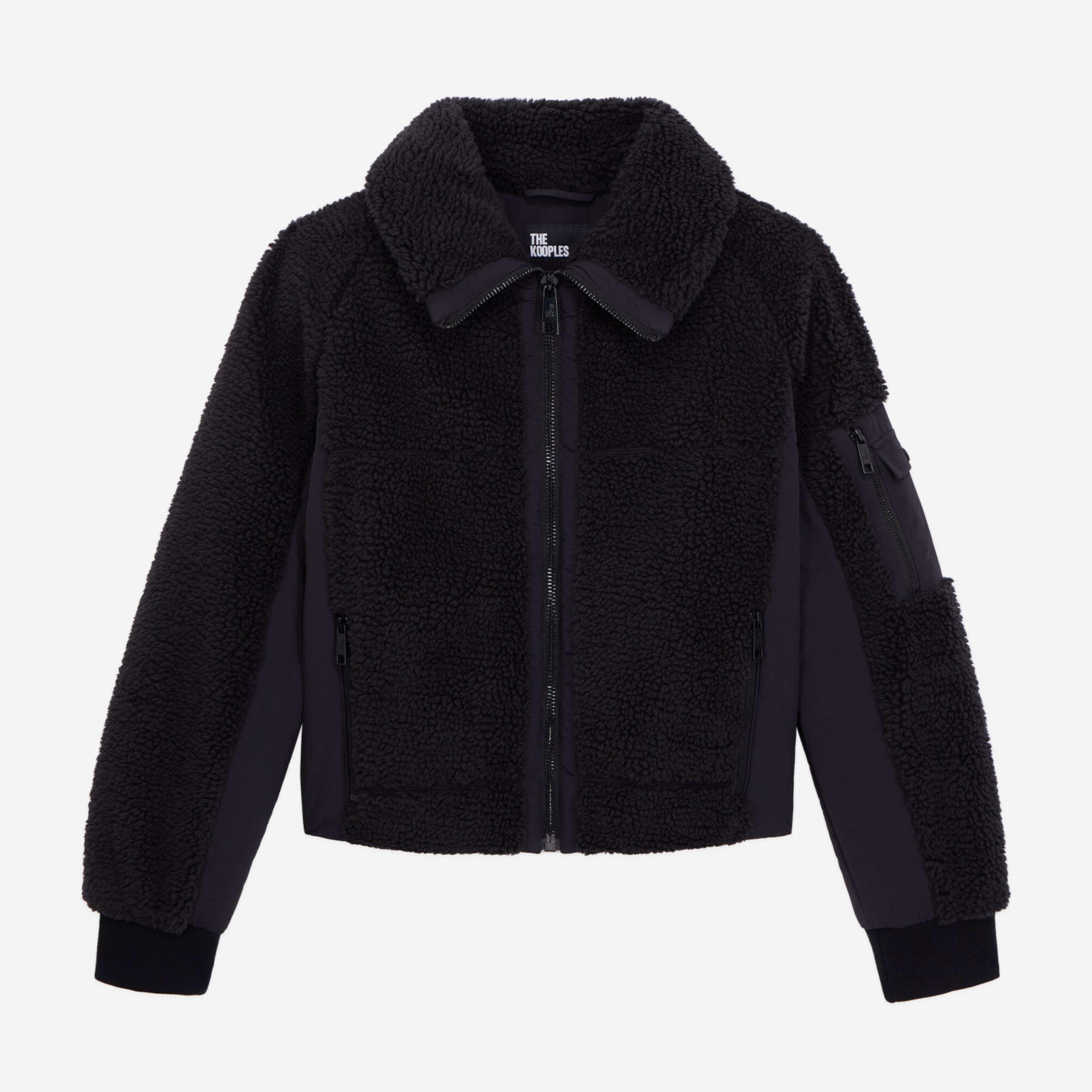 KADIN SİYAH POLAR CEKET