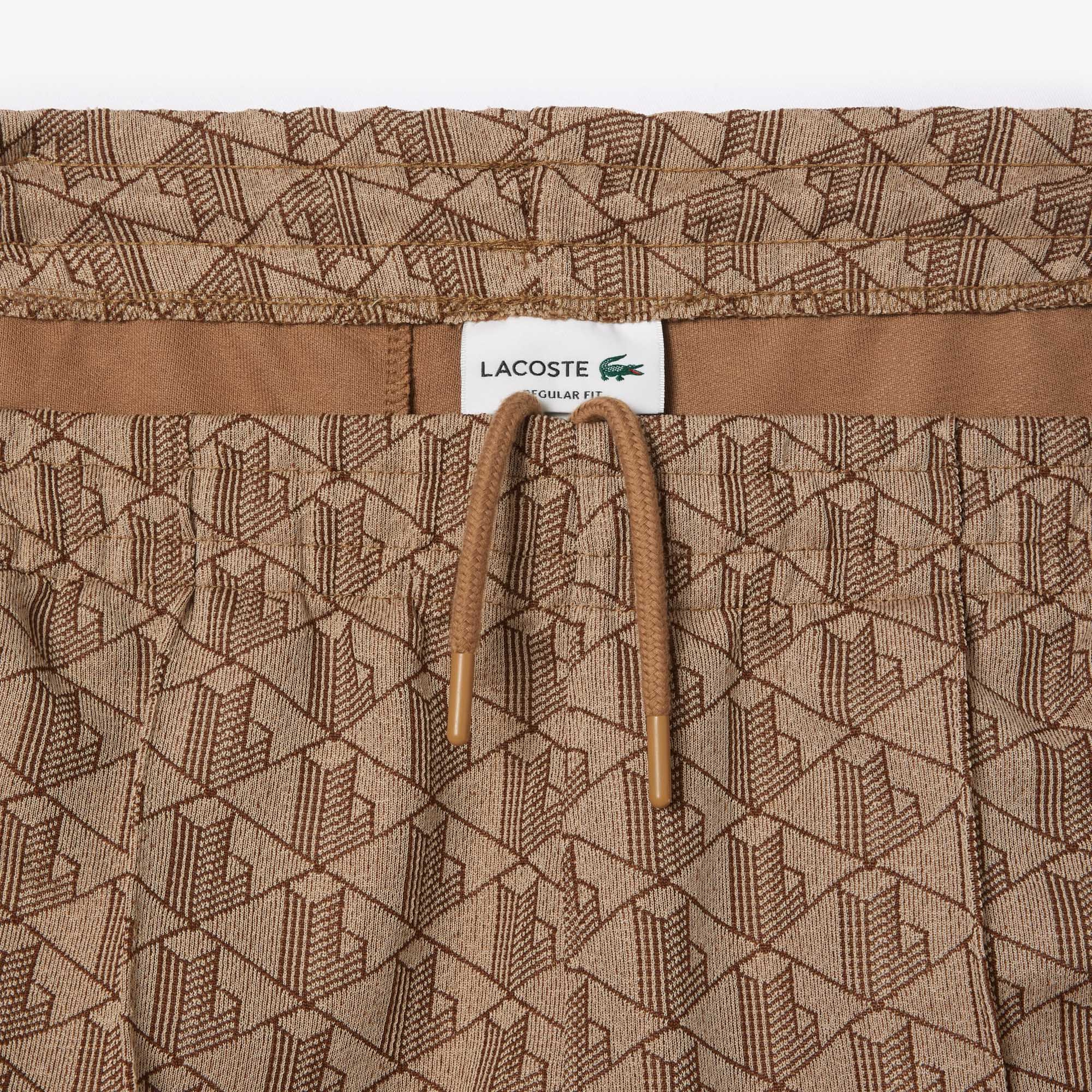 Lacoste Paris Monogram Erkek Krem Eşofman Altı