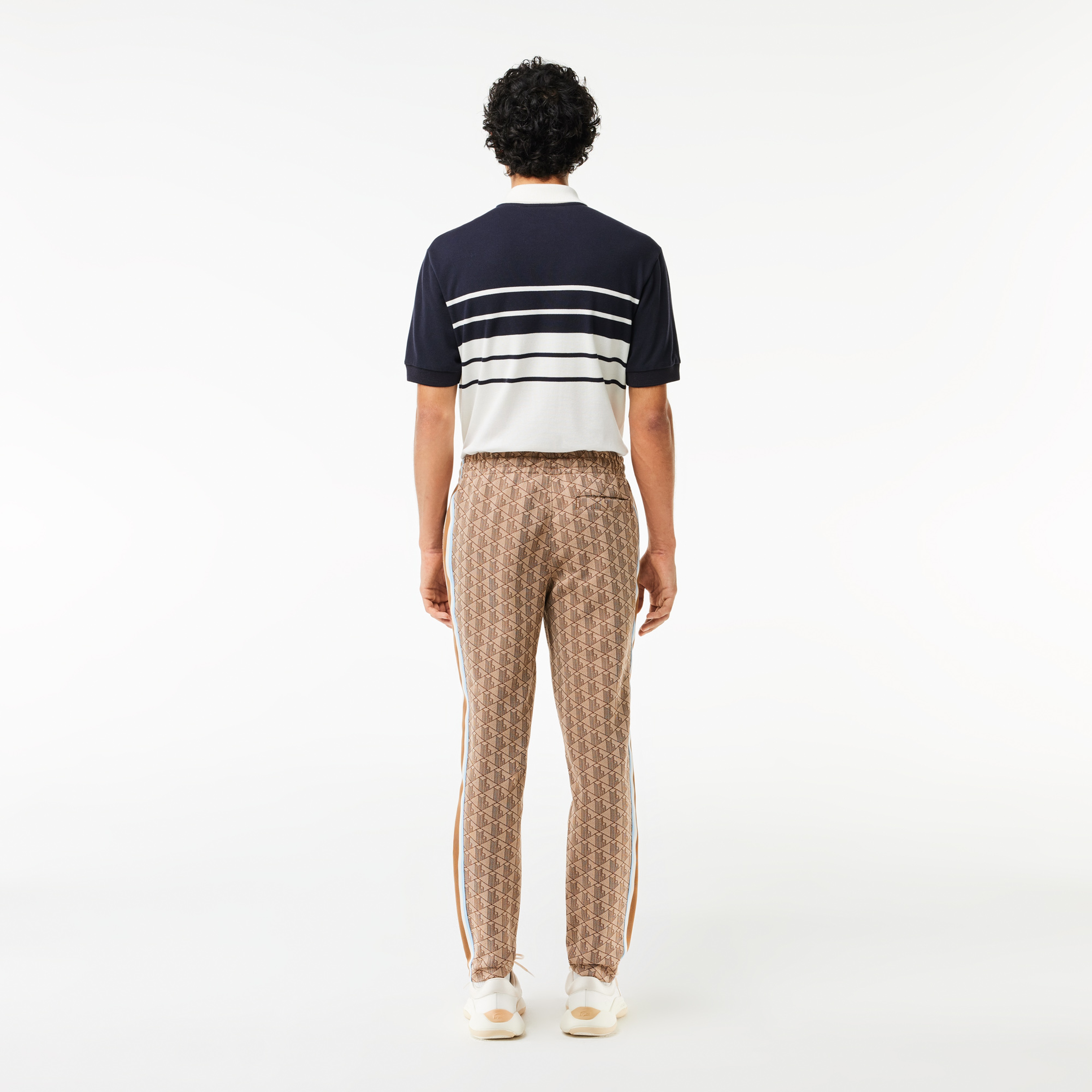 Lacoste Paris Monogram Erkek Krem Eşofman Altı