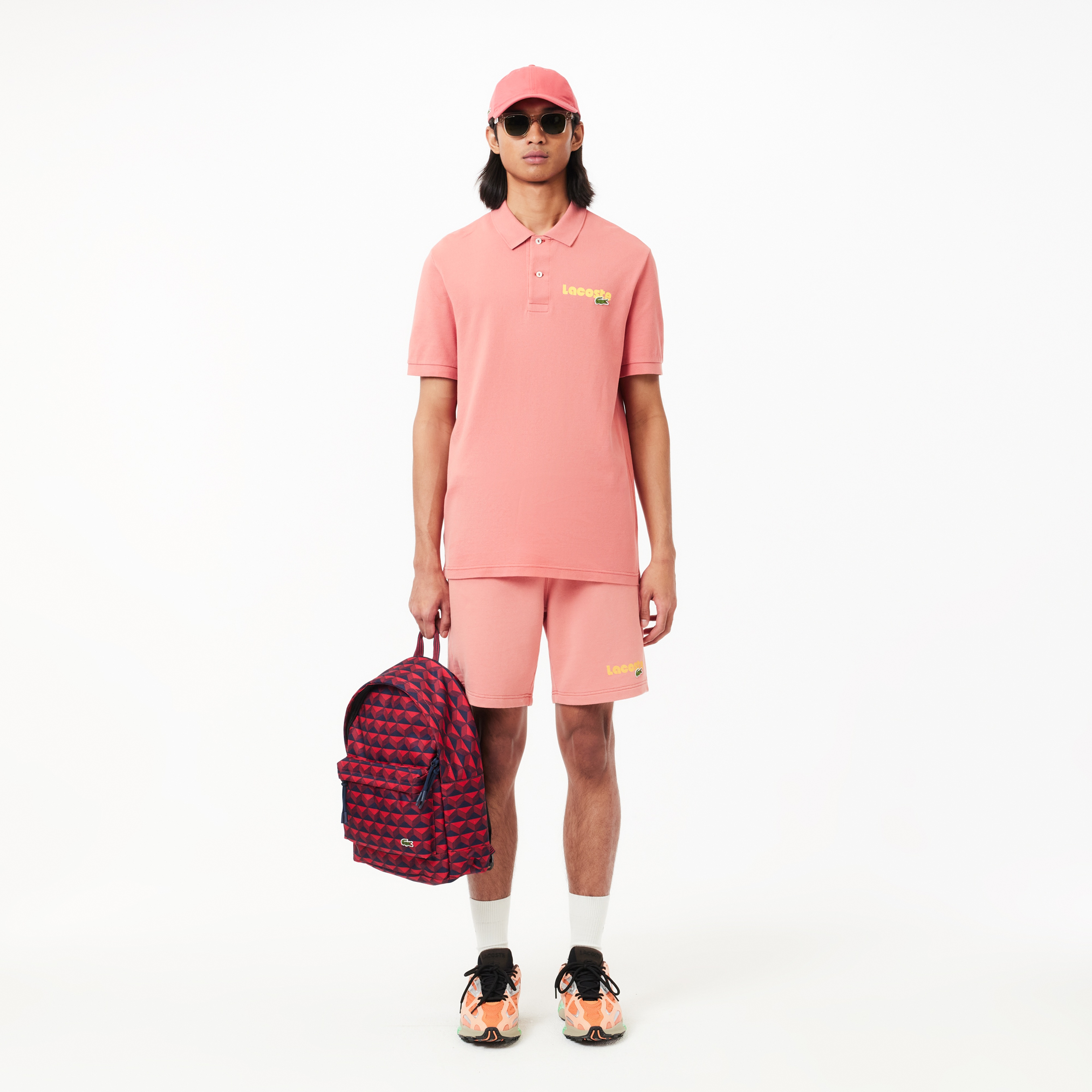 Neocroc Unisex Desenli Kırmızı Sırt Çantası