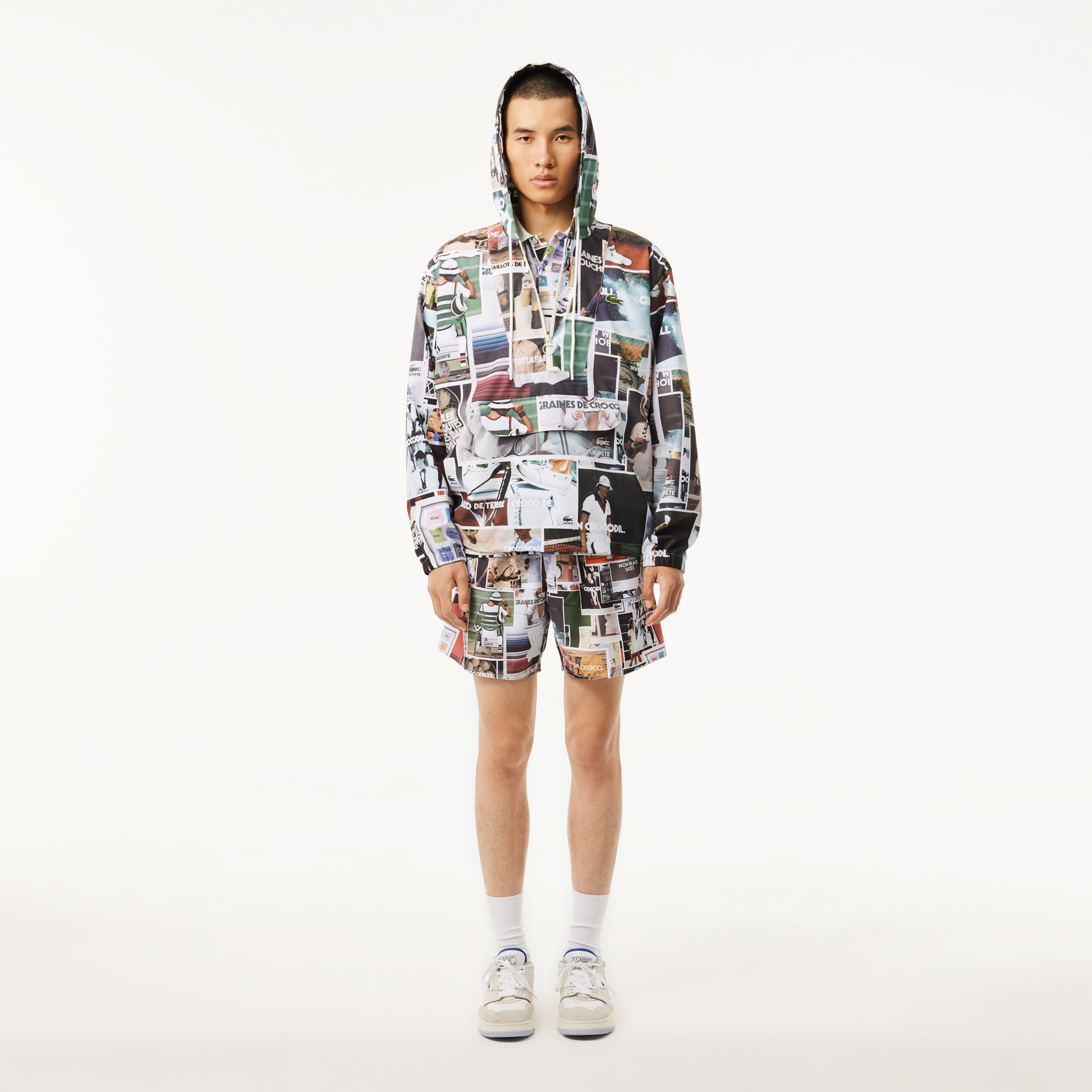 L.12.12 Erkek Loose Fit Baskılı Renkli Polo