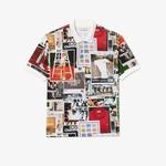 L.12.12 Erkek Loose Fit Baskılı Renkli Polo