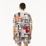 L.12.12 Erkek Loose Fit Baskılı Renkli Polo