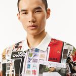 L.12.12 Erkek Loose Fit Baskılı Renkli Polo