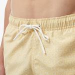 Erkek Desenli Sarı Mayo Şort