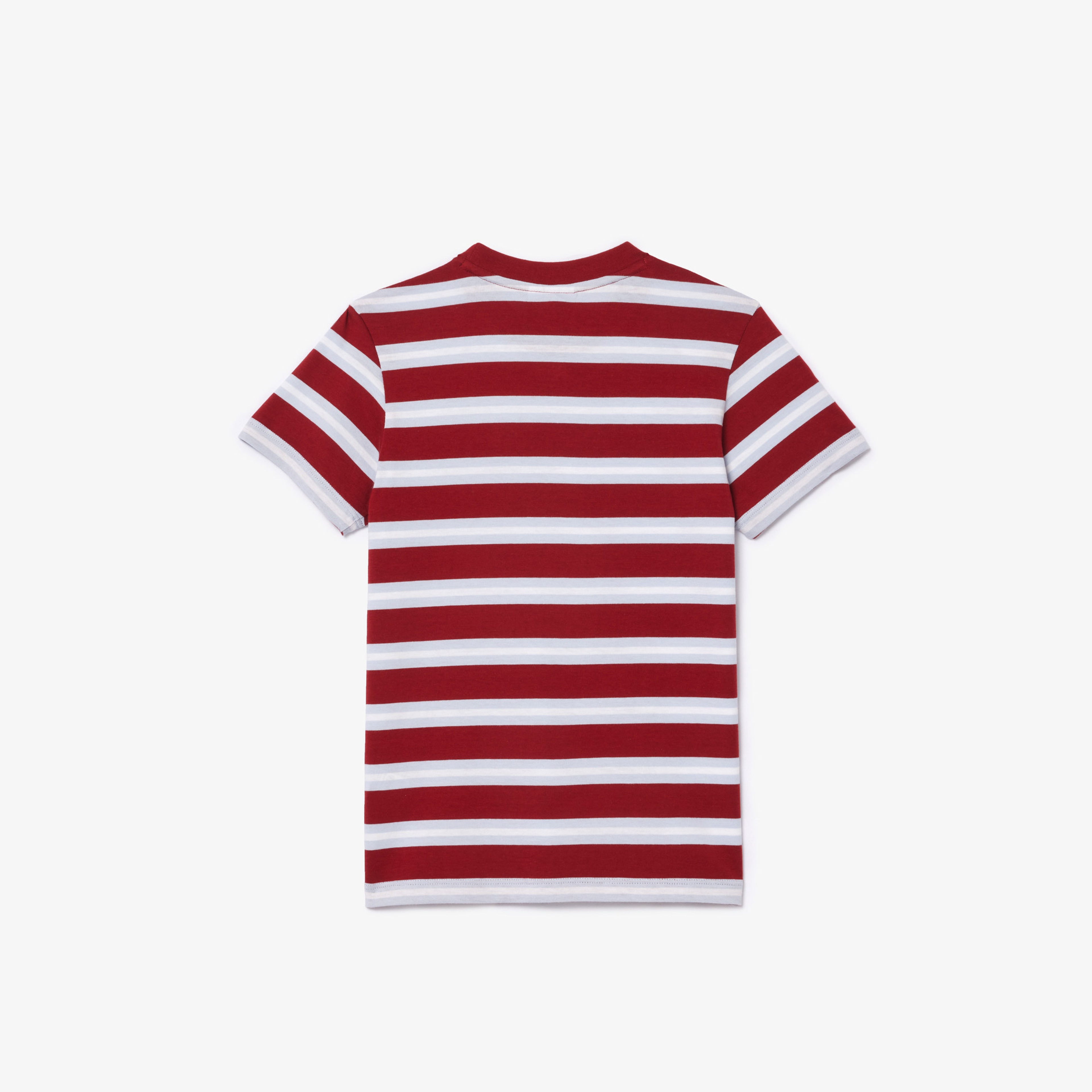 Çocuk Bisiklet Yaka Çizgili Kırmızı T-Shirt