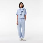 Kadın Relaxed Fit Bisiklet Yaka Mavi T-Shirt