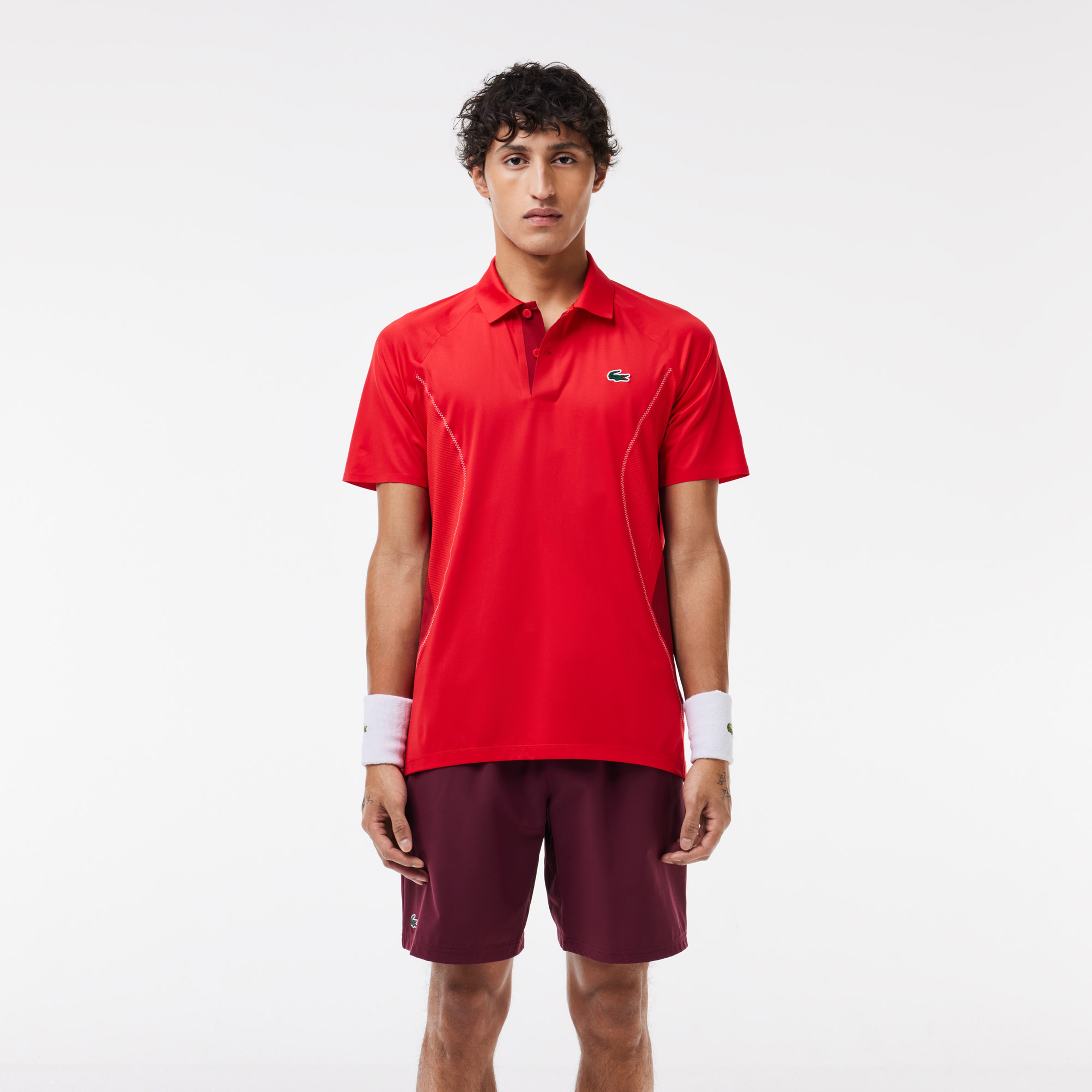 SPORT x Novak Djokovic Erkek Regular Fit Kırmızı Polo
