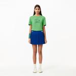 Roland Garros Unisex Regular Fit Bisiklet Yaka Baskılı Yeşil T-Shirt