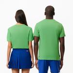 Roland Garros Unisex Regular Fit Bisiklet Yaka Baskılı Yeşil T-Shirt