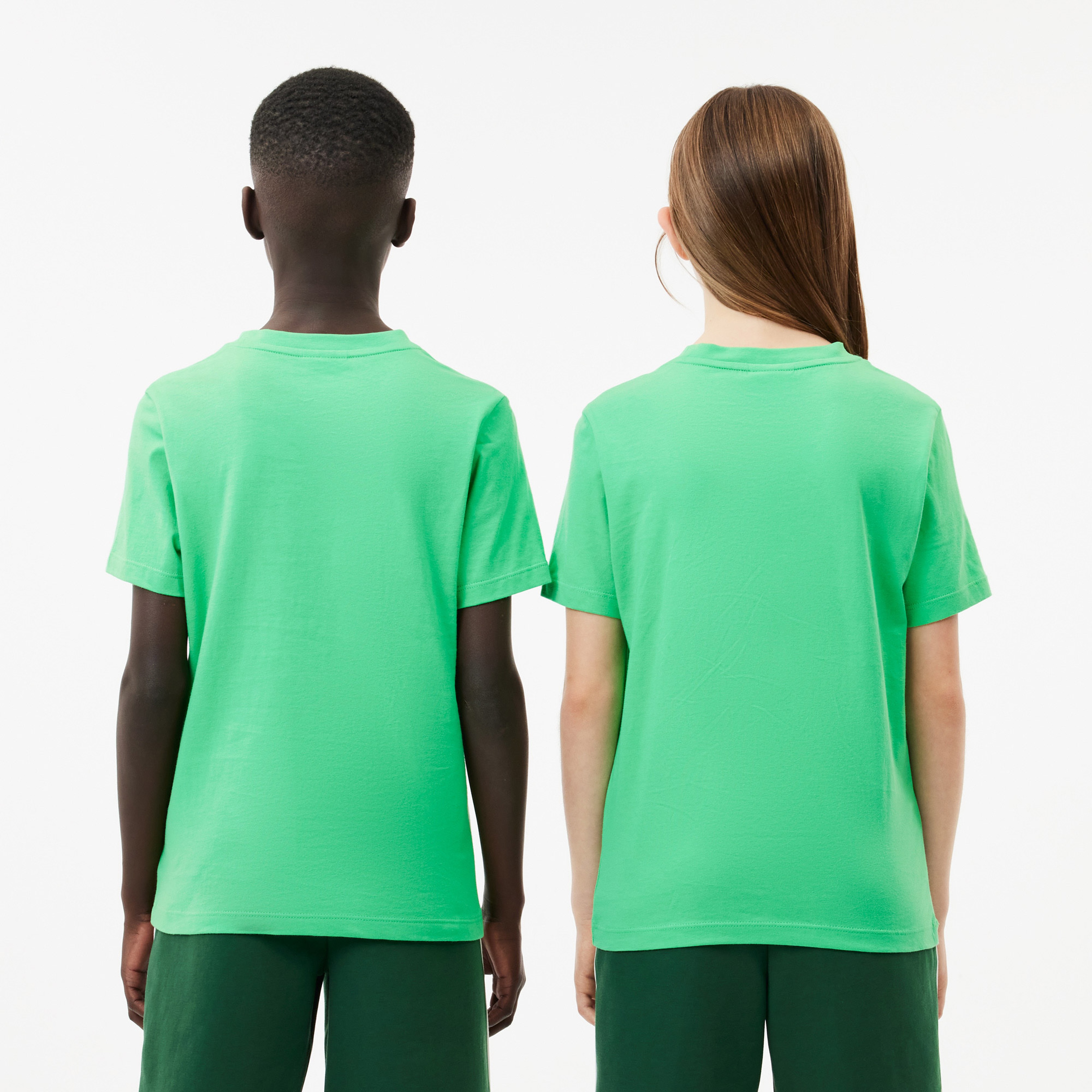 Çocuk Bisiklet Yaka Yeşil T-shirt