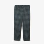 Erkek Straight Fit Chino Renkli Ekose Pantolon