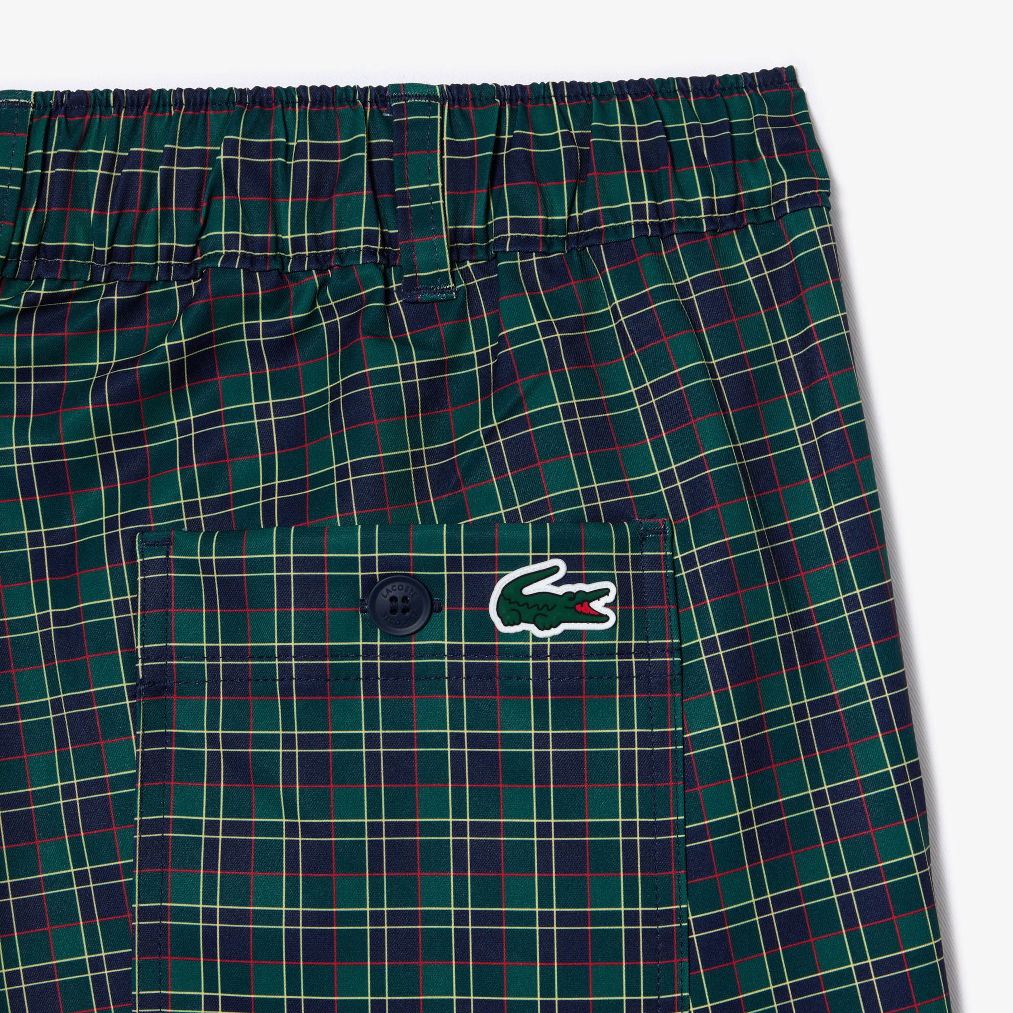 Erkek Straight Fit Chino Renkli Ekose Pantolon