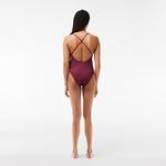 Kadın Monogram Bordo Mayo