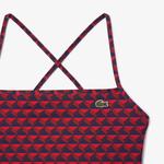 Kadın Monogram Bordo Mayo