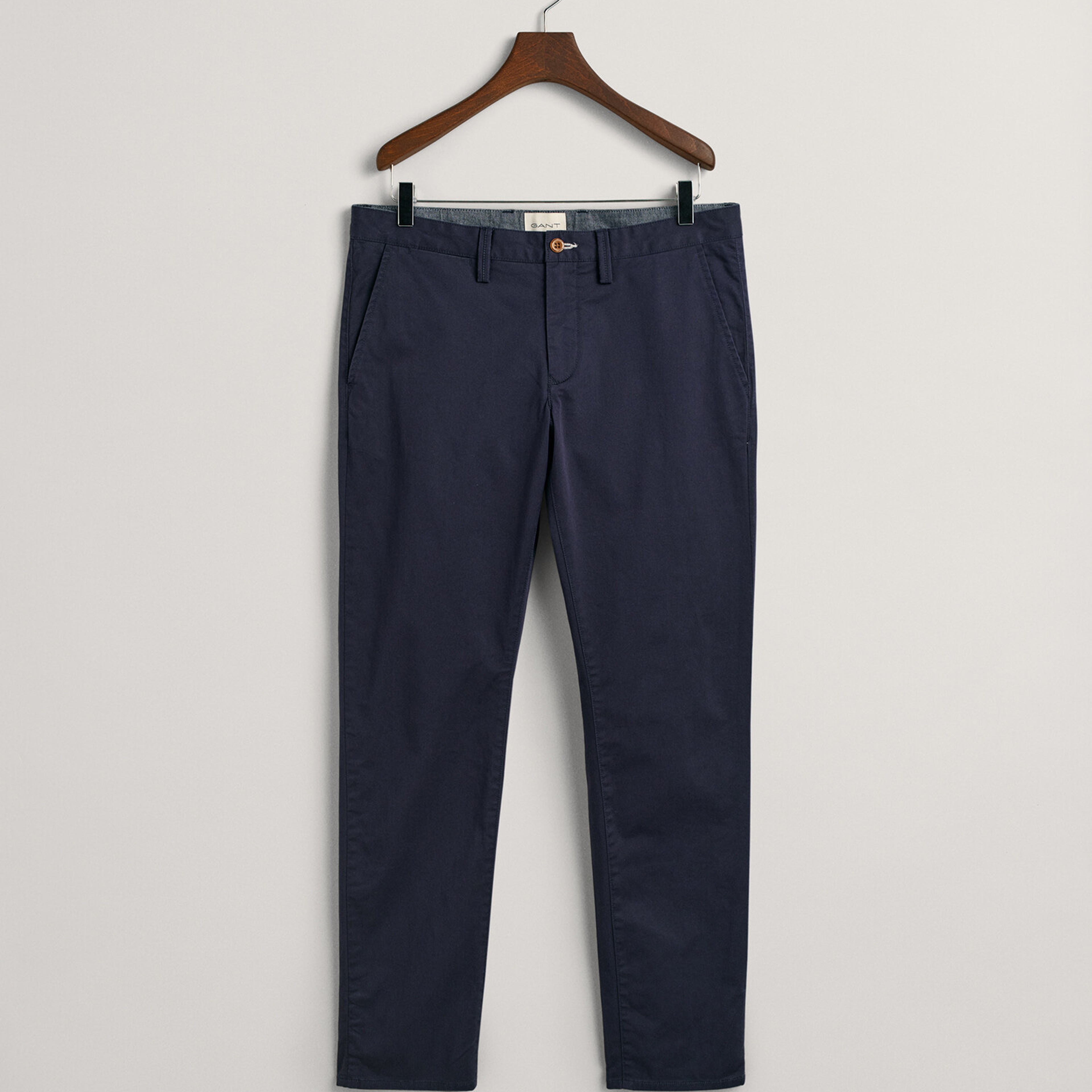 GANT Erkek Lacivert Slim Fit Chino Pantolon
