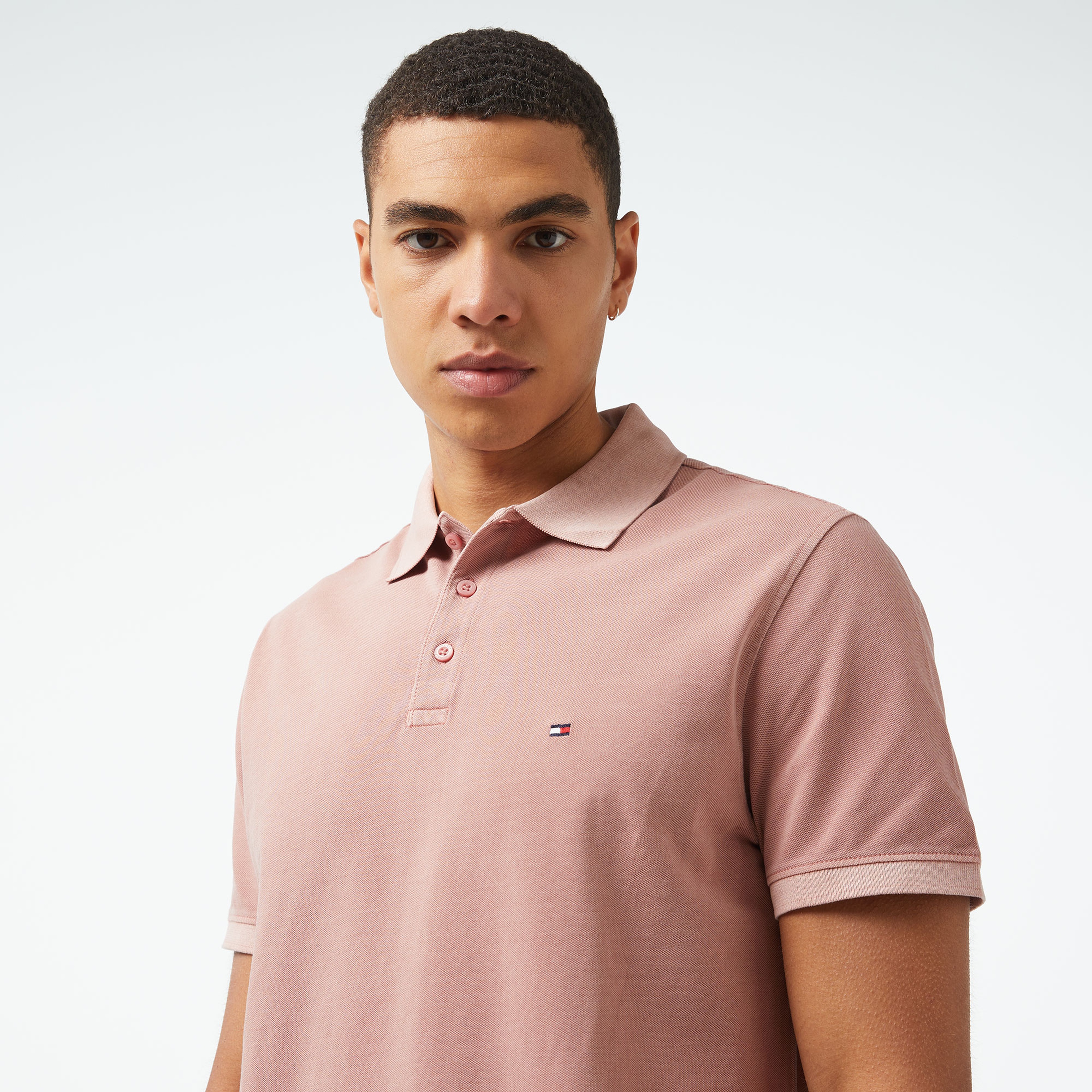 Tommy Hilfiger Erkek Pembe Polo