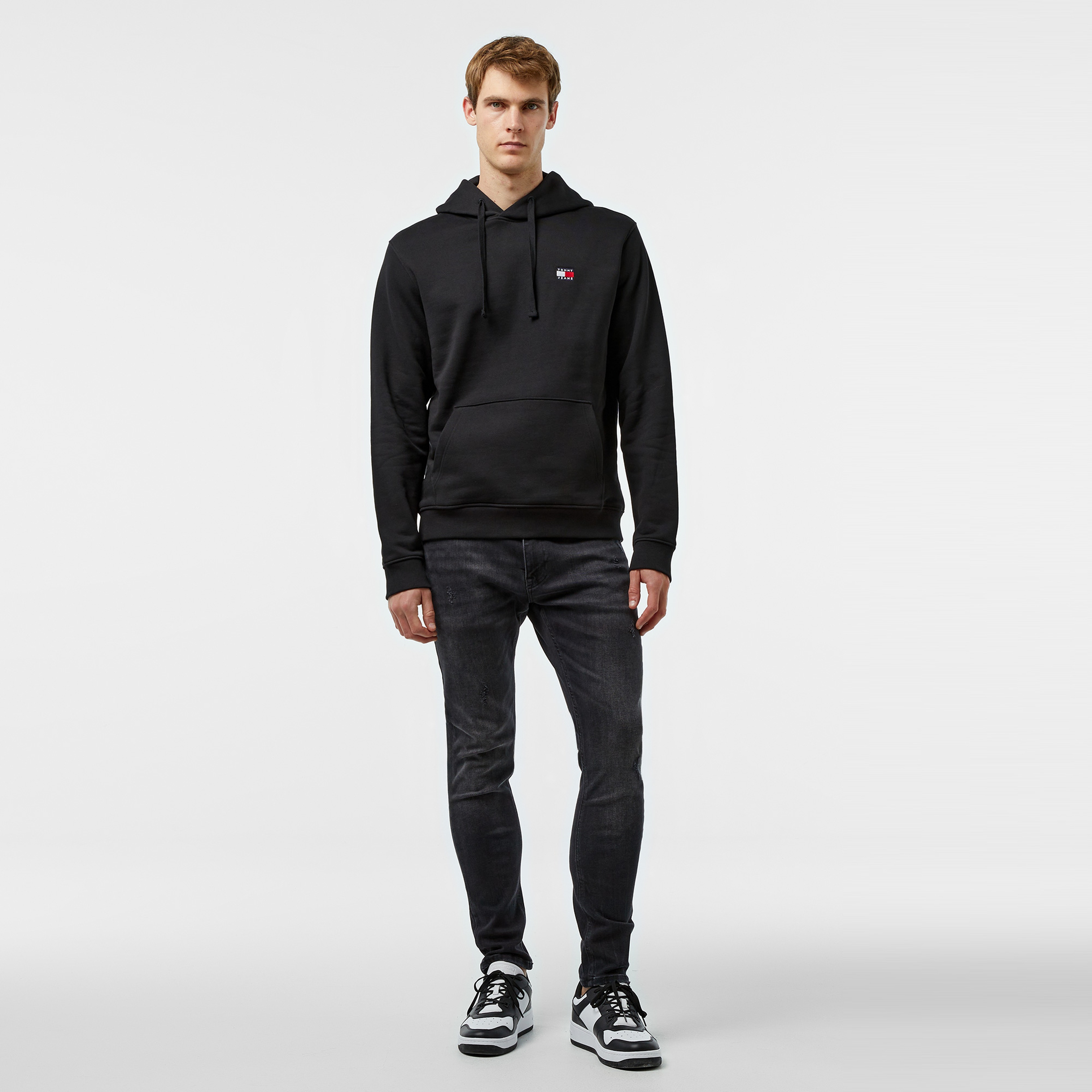 Tommy Hilfiger Erkek Siyah Sweatshirt
