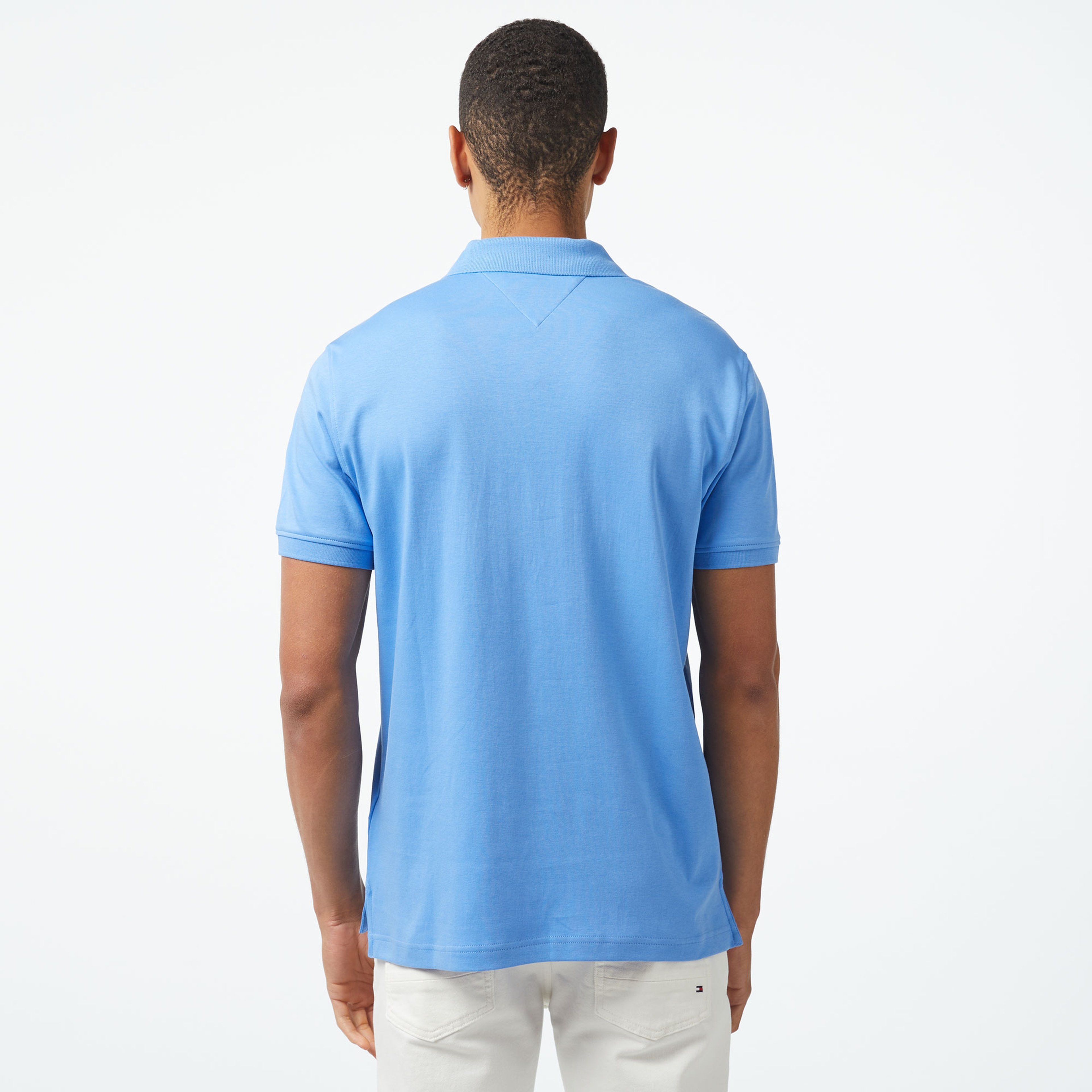 Tommy Hilfiger Erkek Mavi Polo