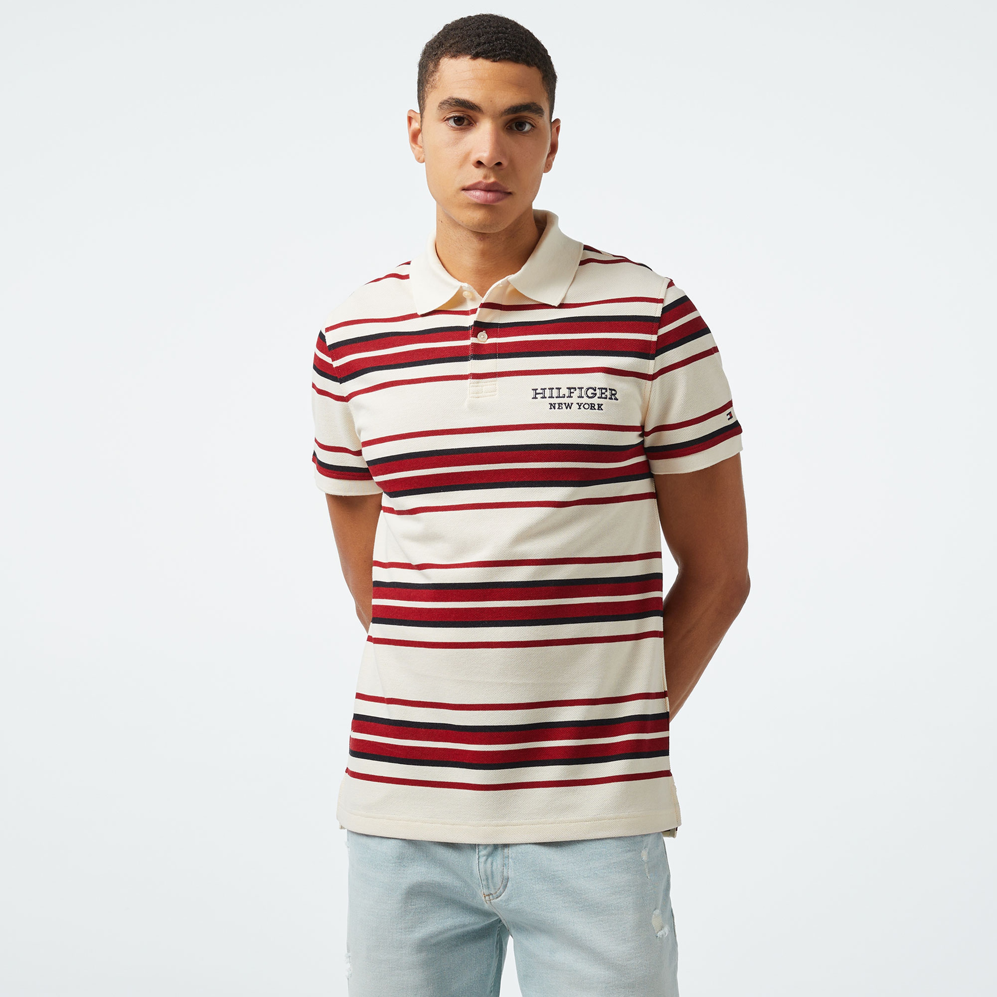 Tommy Hilfiger Erkek Bej Polo