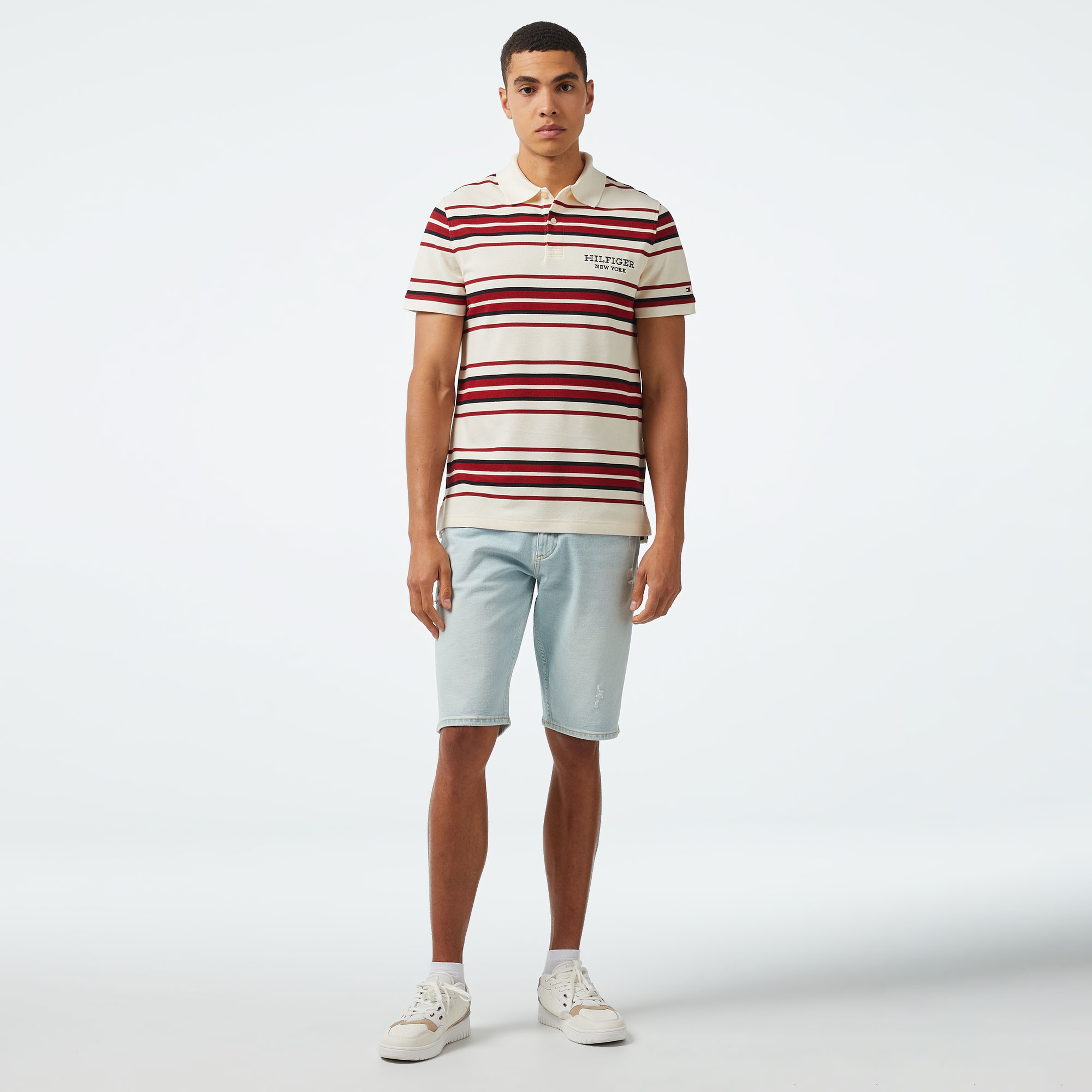 Tommy Hilfiger Erkek Bej Polo