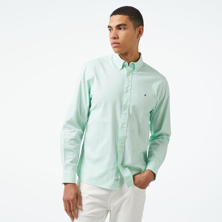Tommy Hilfiger Erkek Yeşil Gömlek