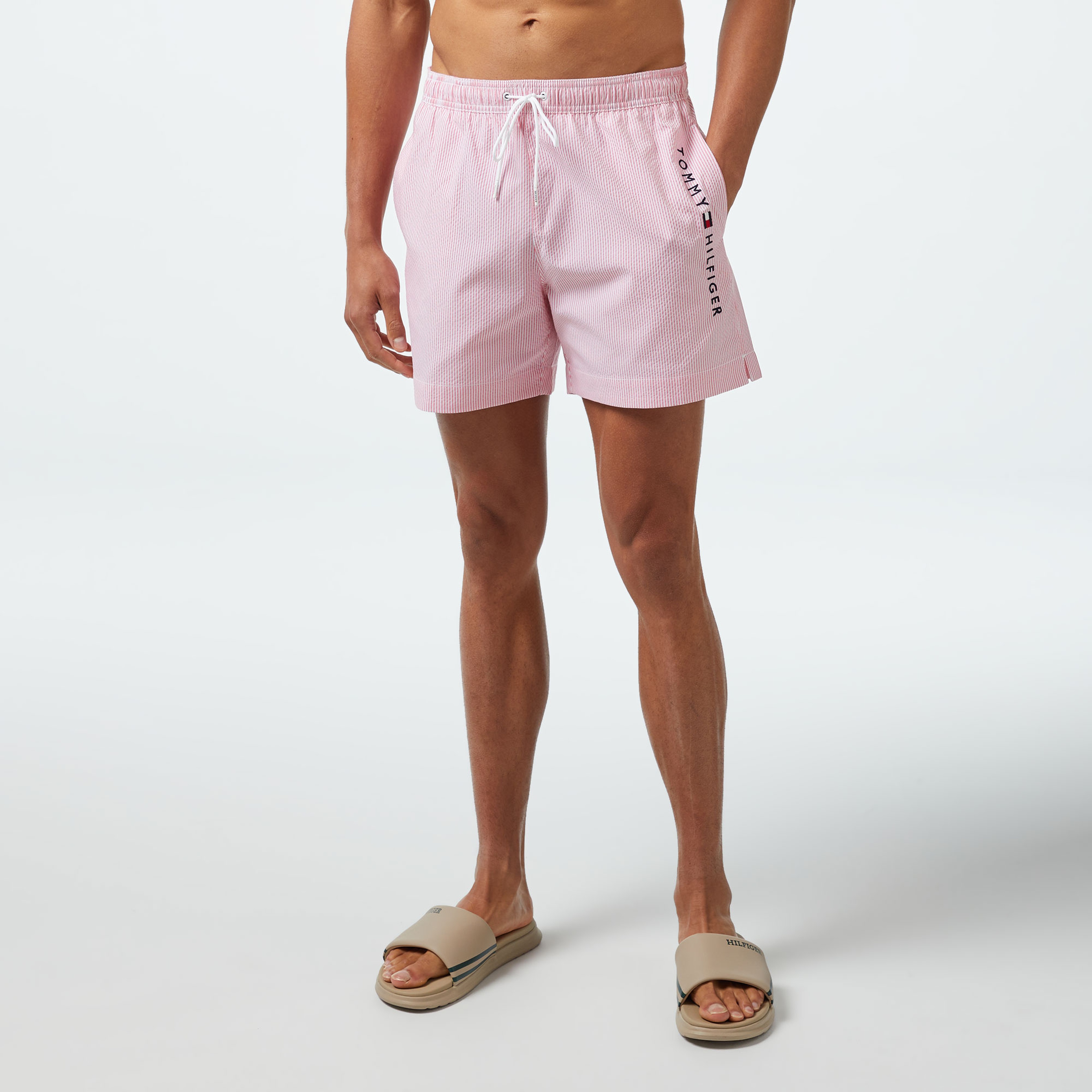 Tommy Hilfiger Erkek Pembe Mayo Şort