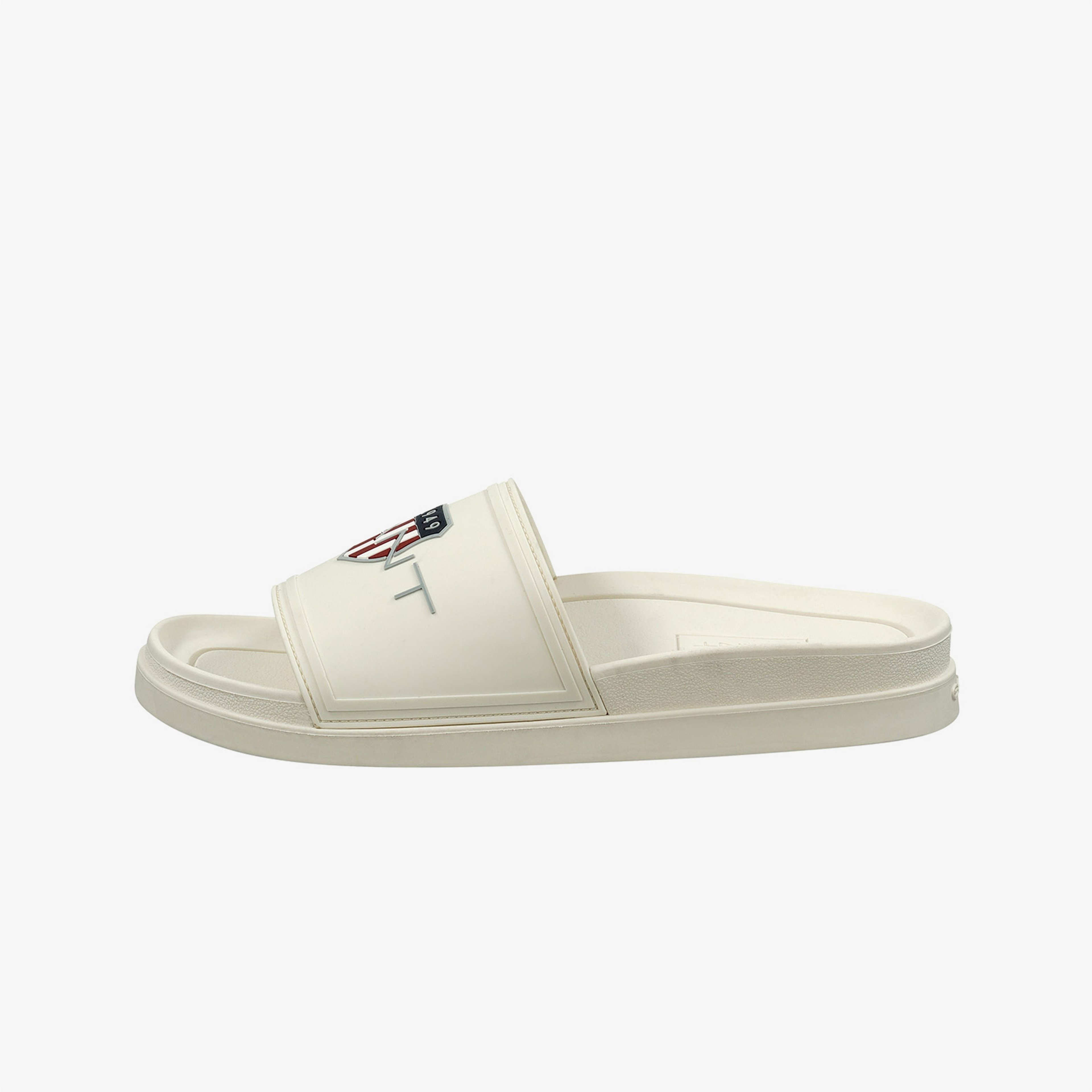 GANT Erkek Beyaz Logolu Terlik