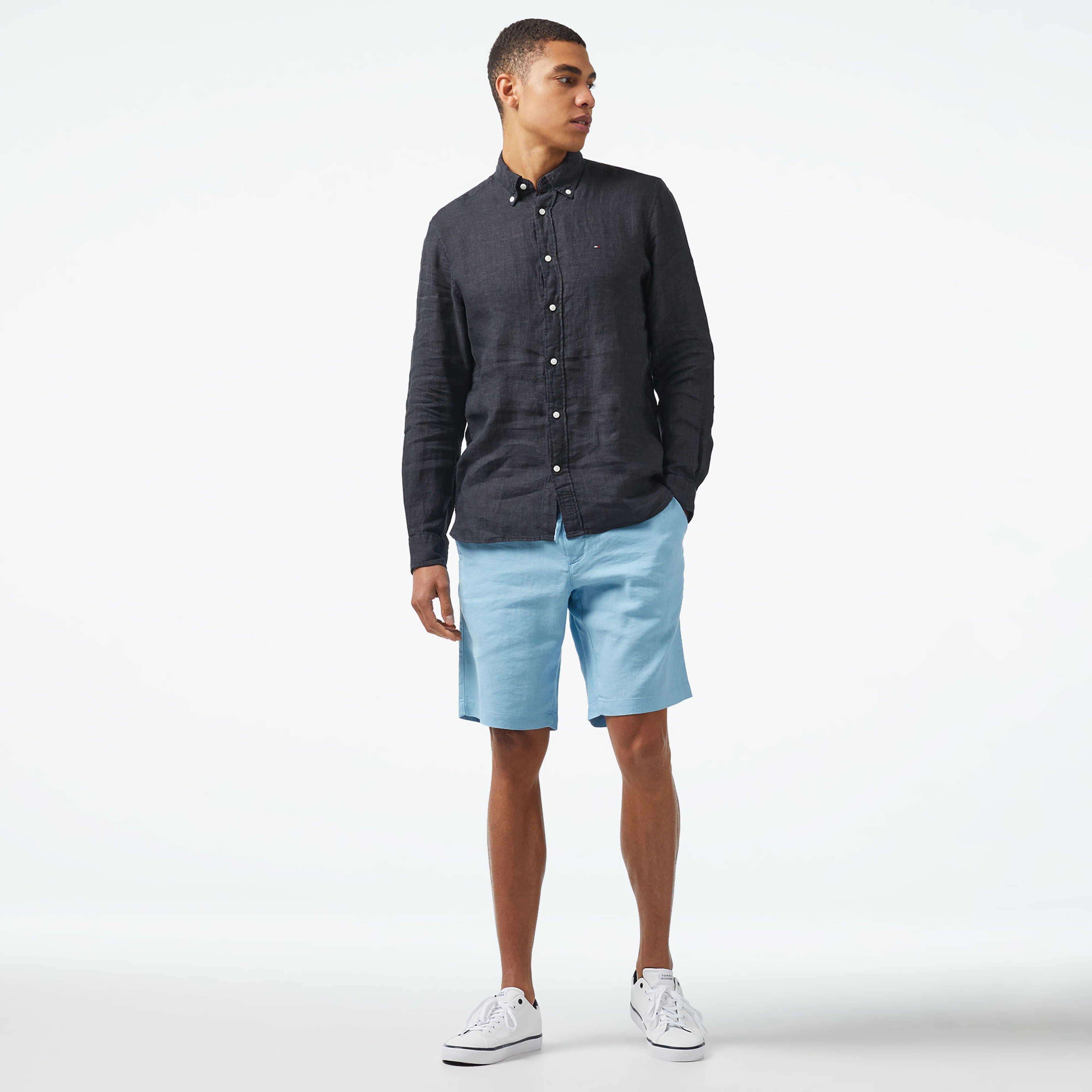 Tommy Hilfiger Erkek Mavi Şort