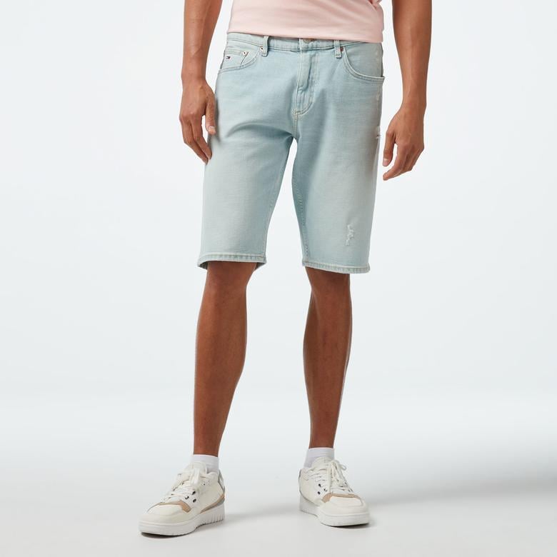 Tommy Hilfiger Erkek Mavi Şort